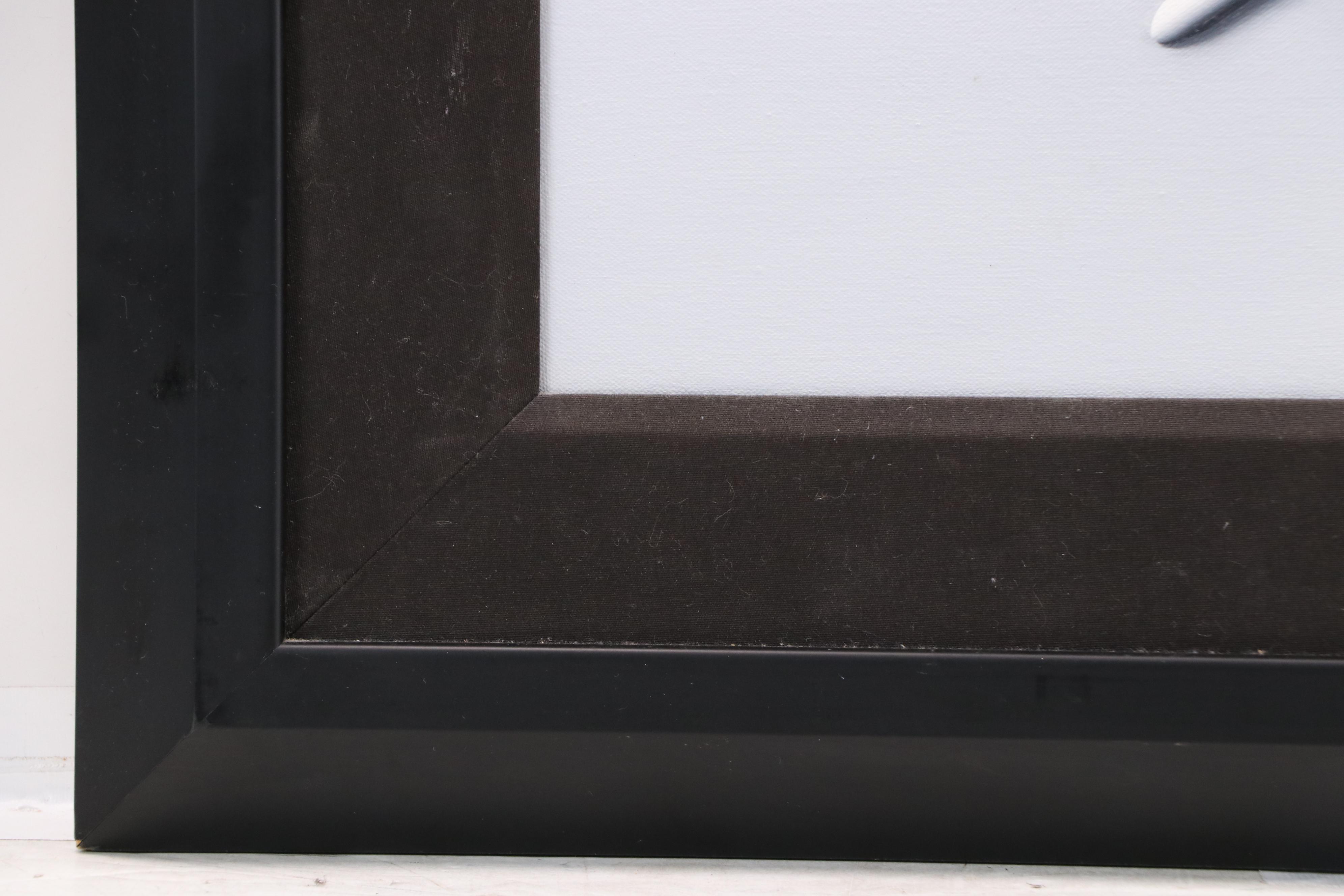 Mark Kostabi Oil Painting "Musing," 1999