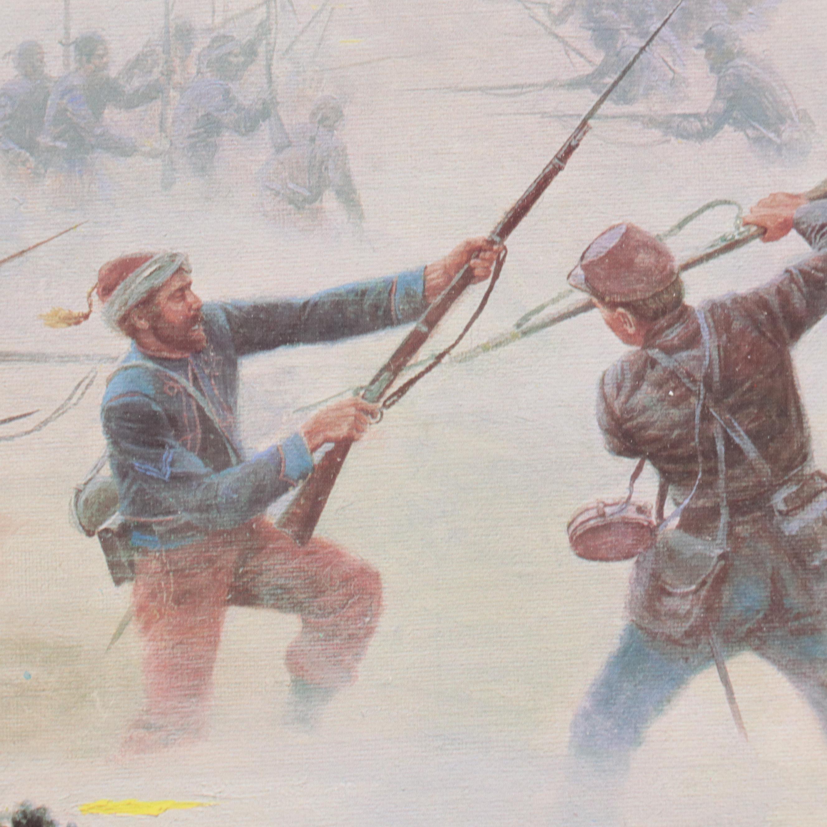 Mort Künstler Offset Lithograph "The Grandest Charge Ever Seen"