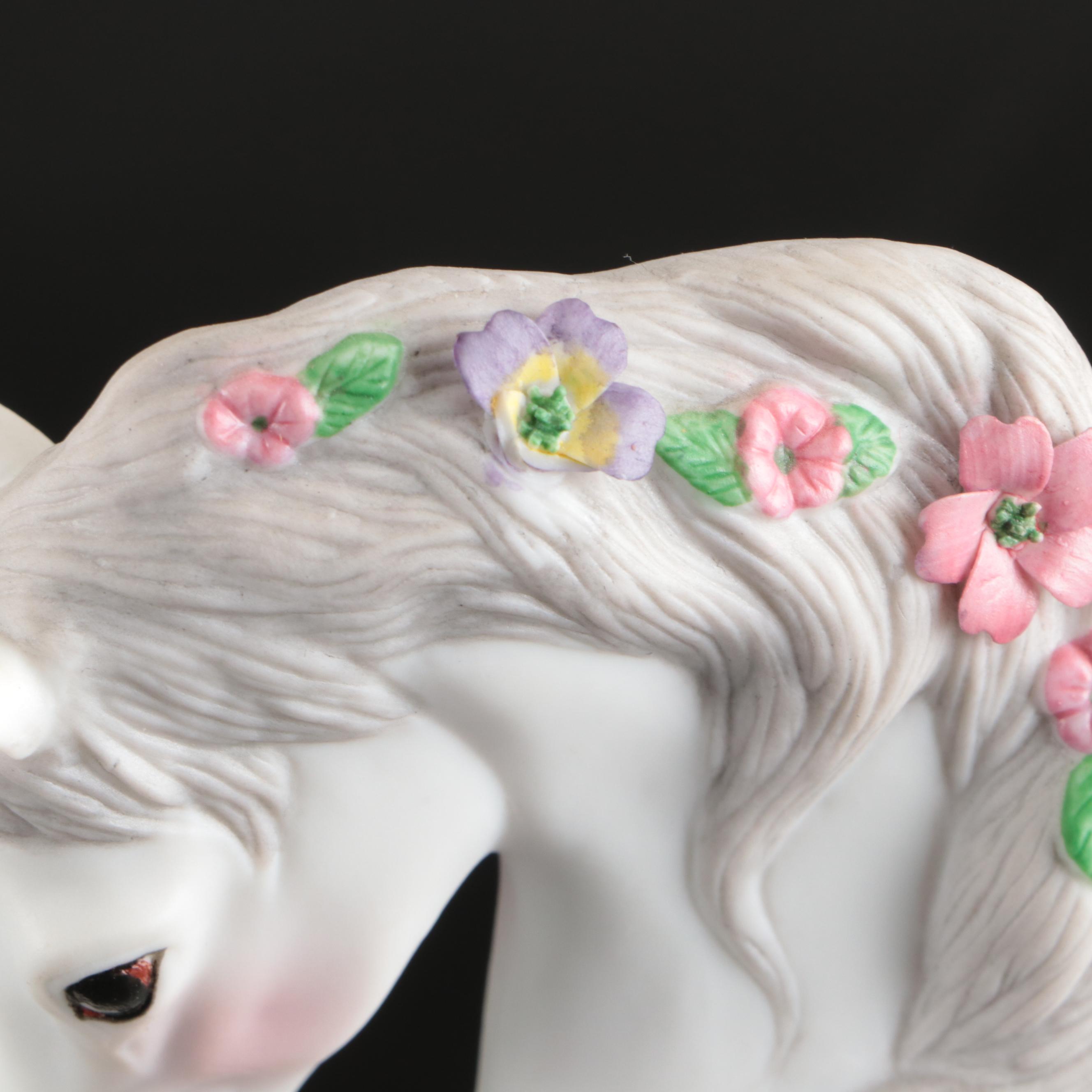 Princeton Gallery "Love's Majesty" and More Porcelain Unicorns