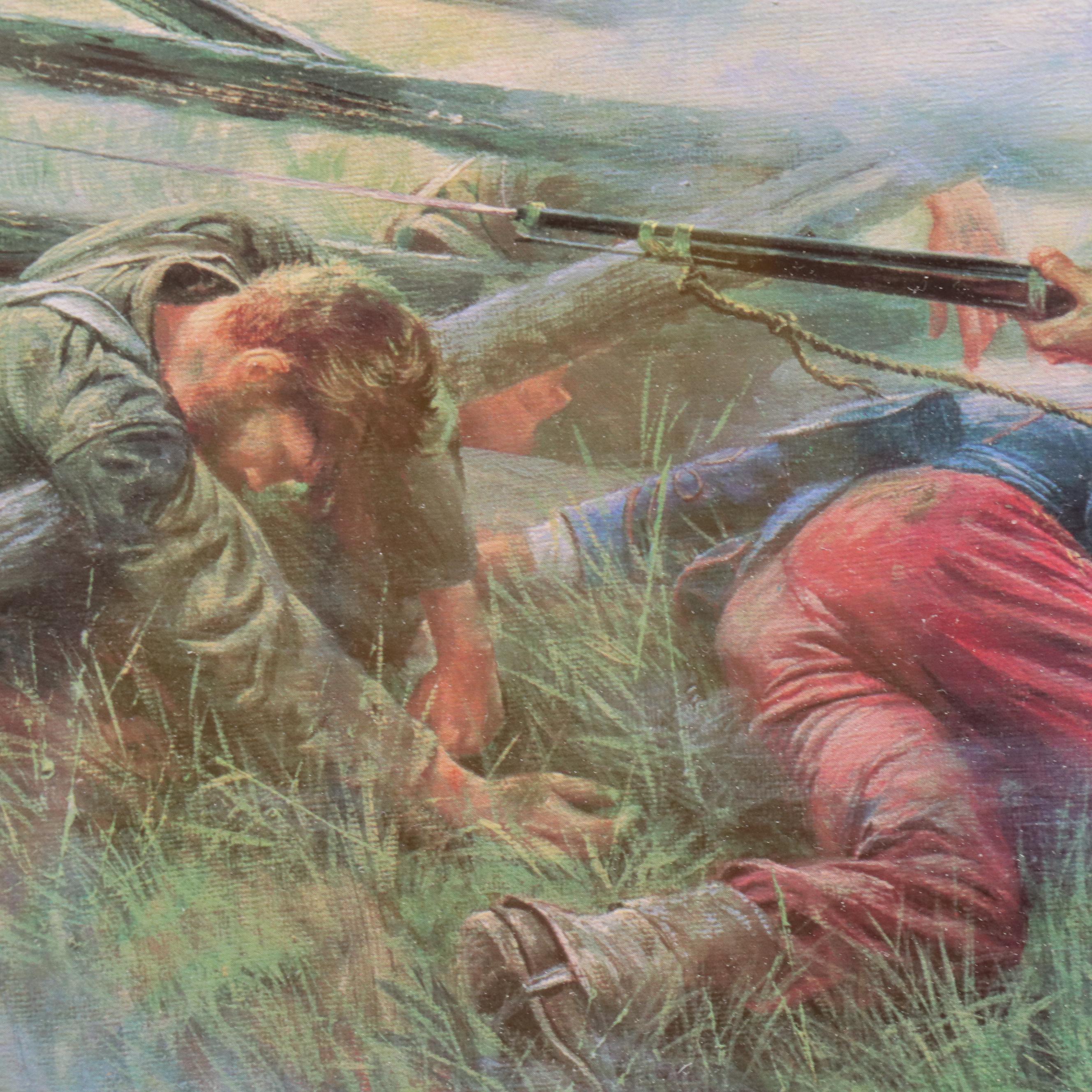 Mort Künstler Offset Lithograph "The Grandest Charge Ever Seen"