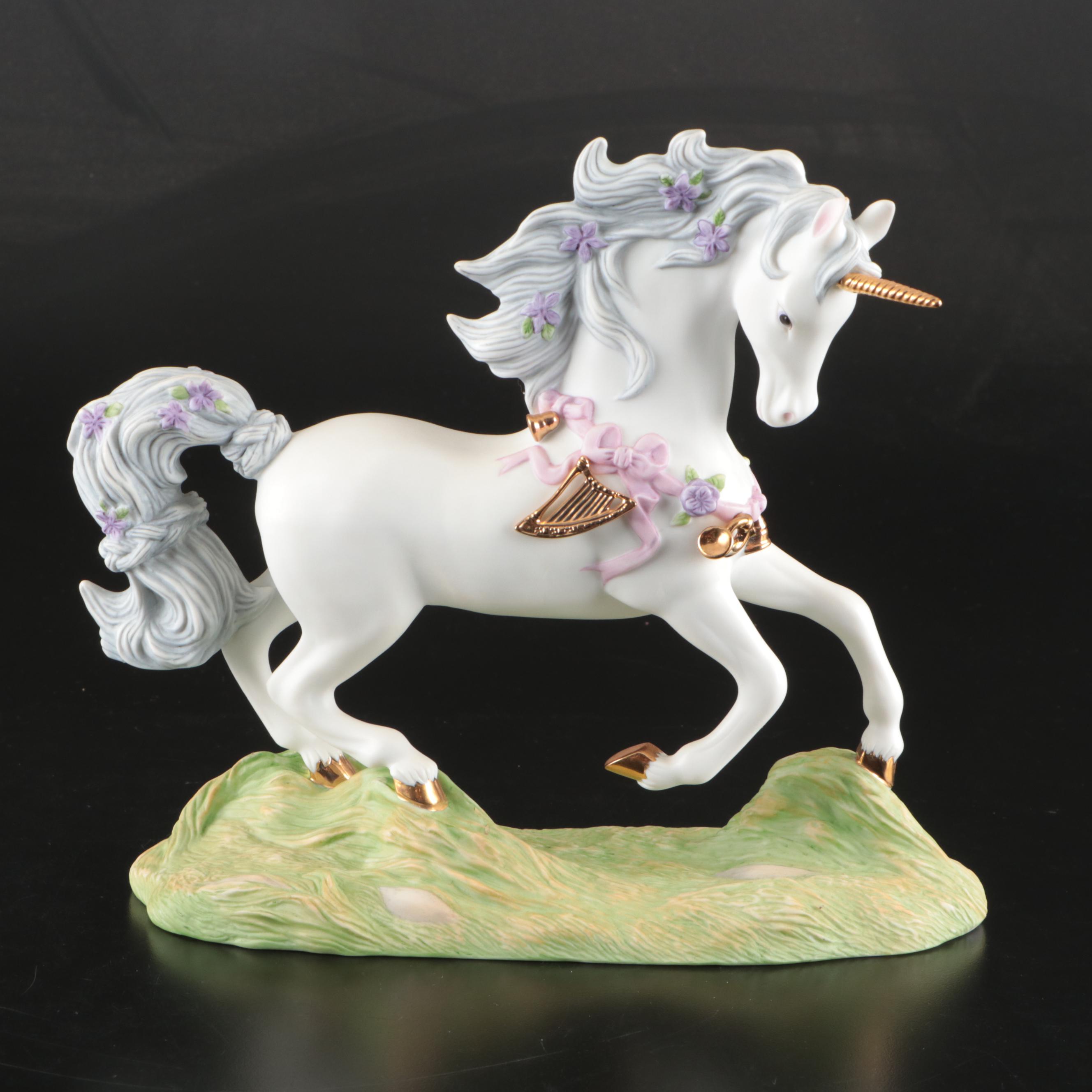 Princeton Gallery "Love's Majesty" and More Porcelain Unicorns