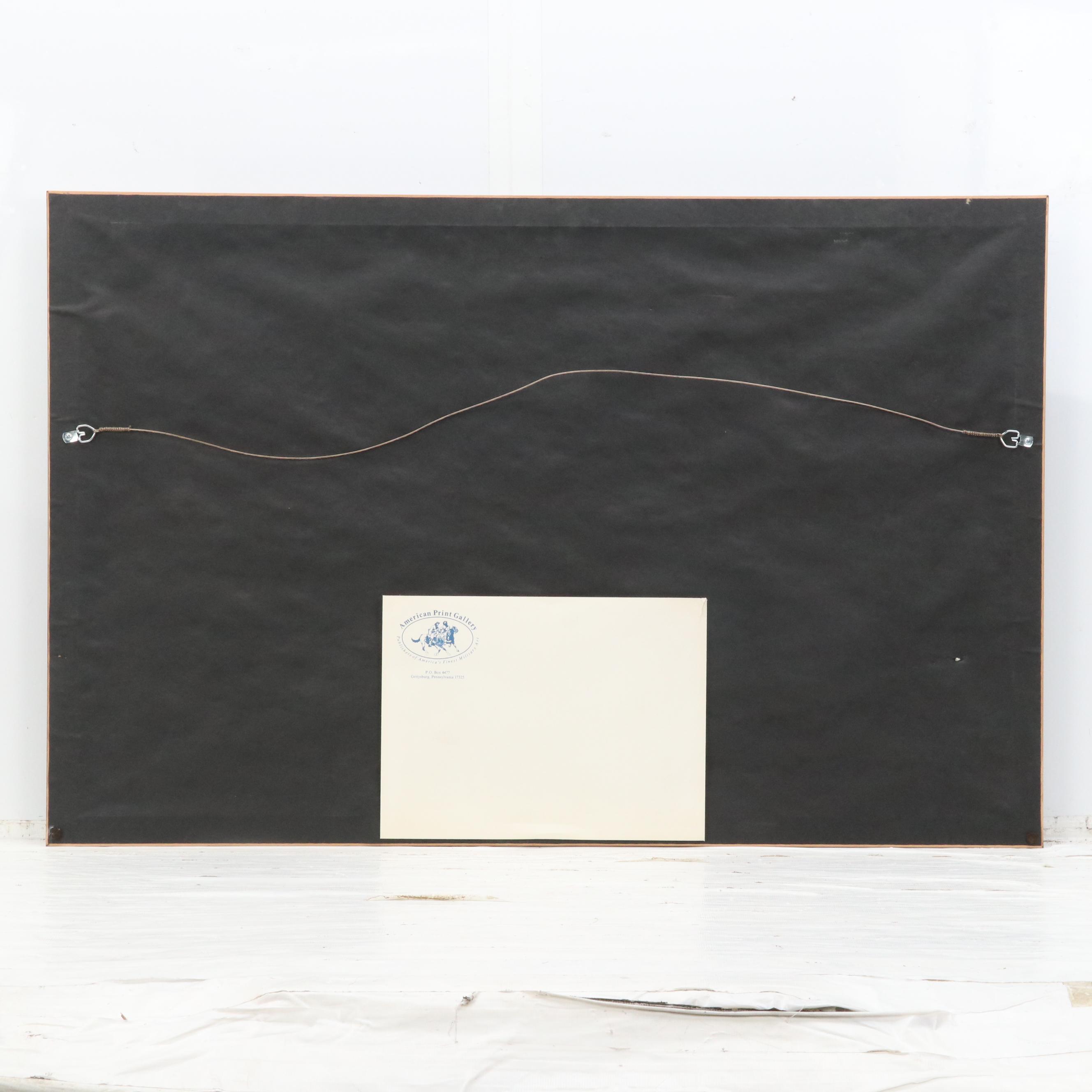 Mort Künstler Offset Lithograph "The Grandest Charge Ever Seen"