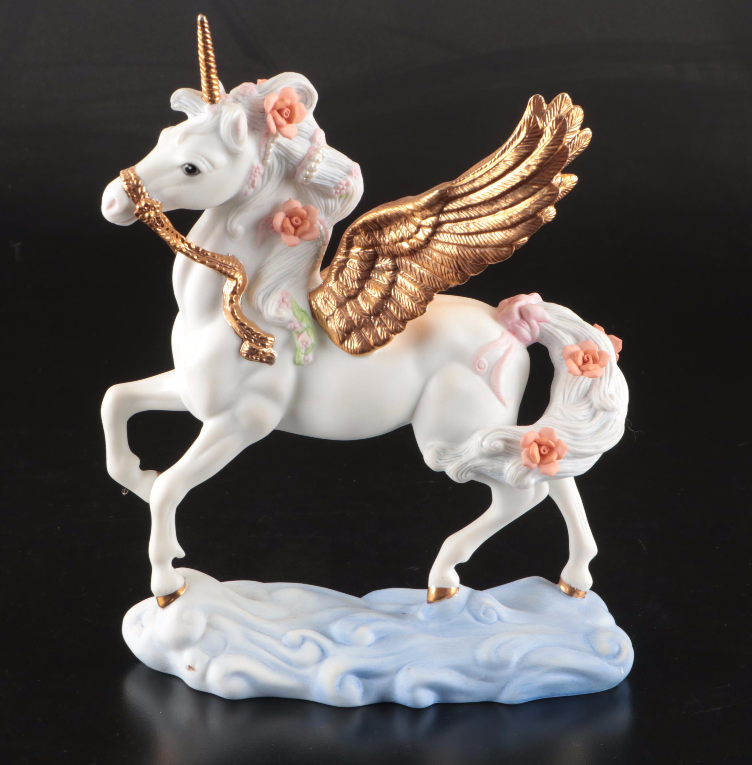 Princeton Gallery "Love's Majesty" and More Porcelain Unicorns