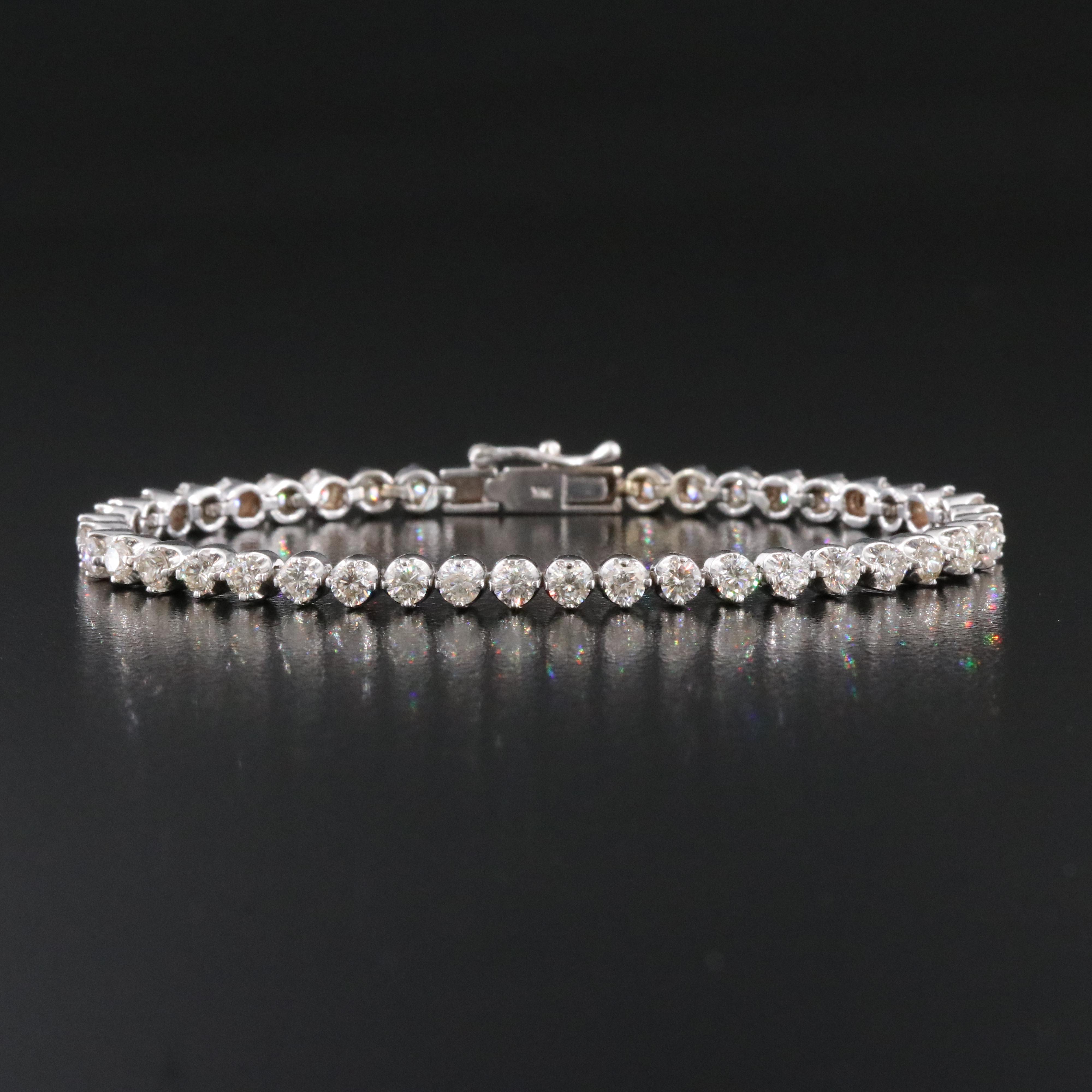 14K 3.36 CTW Diamond Line Bracelet