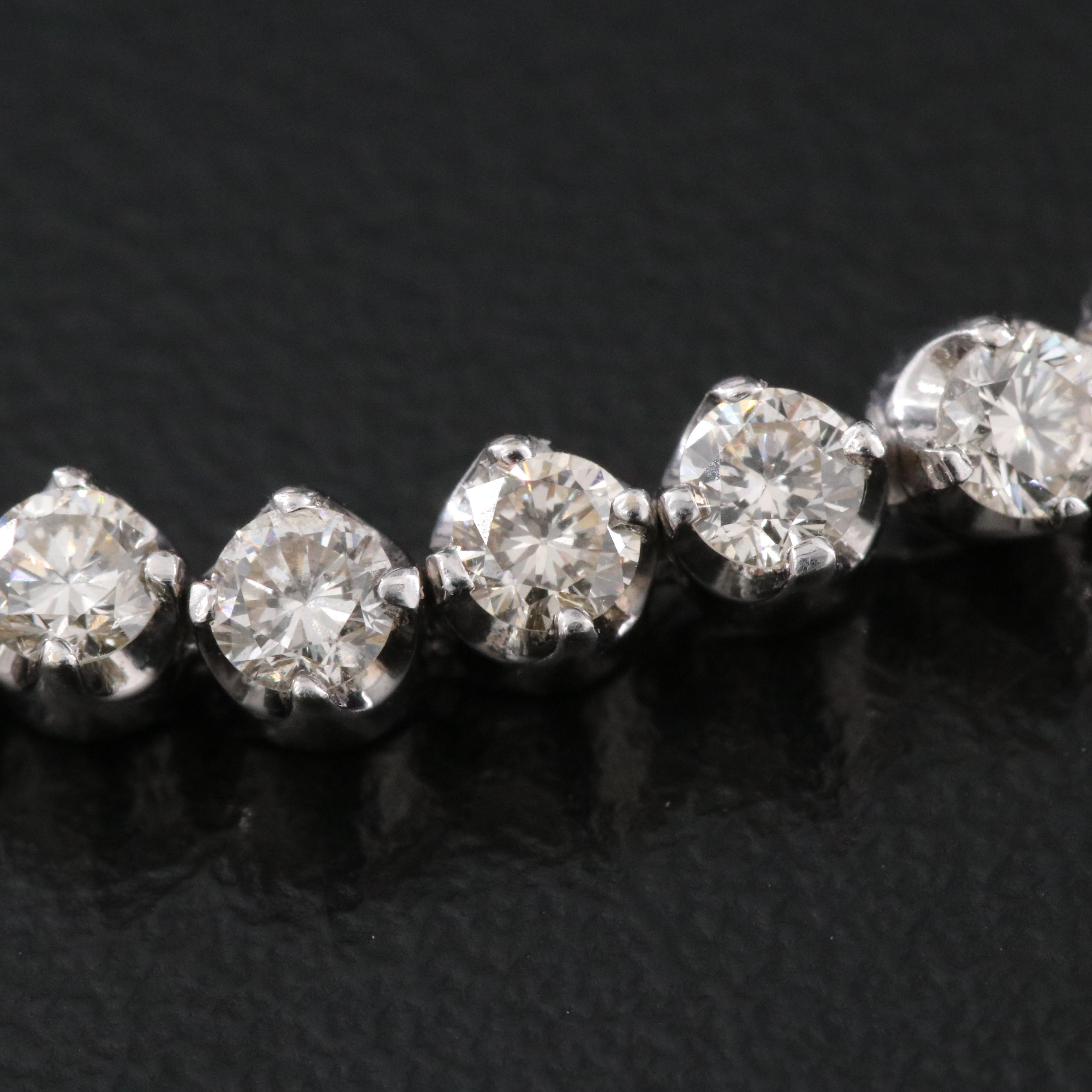 14K 3.36 CTW Diamond Line Bracelet