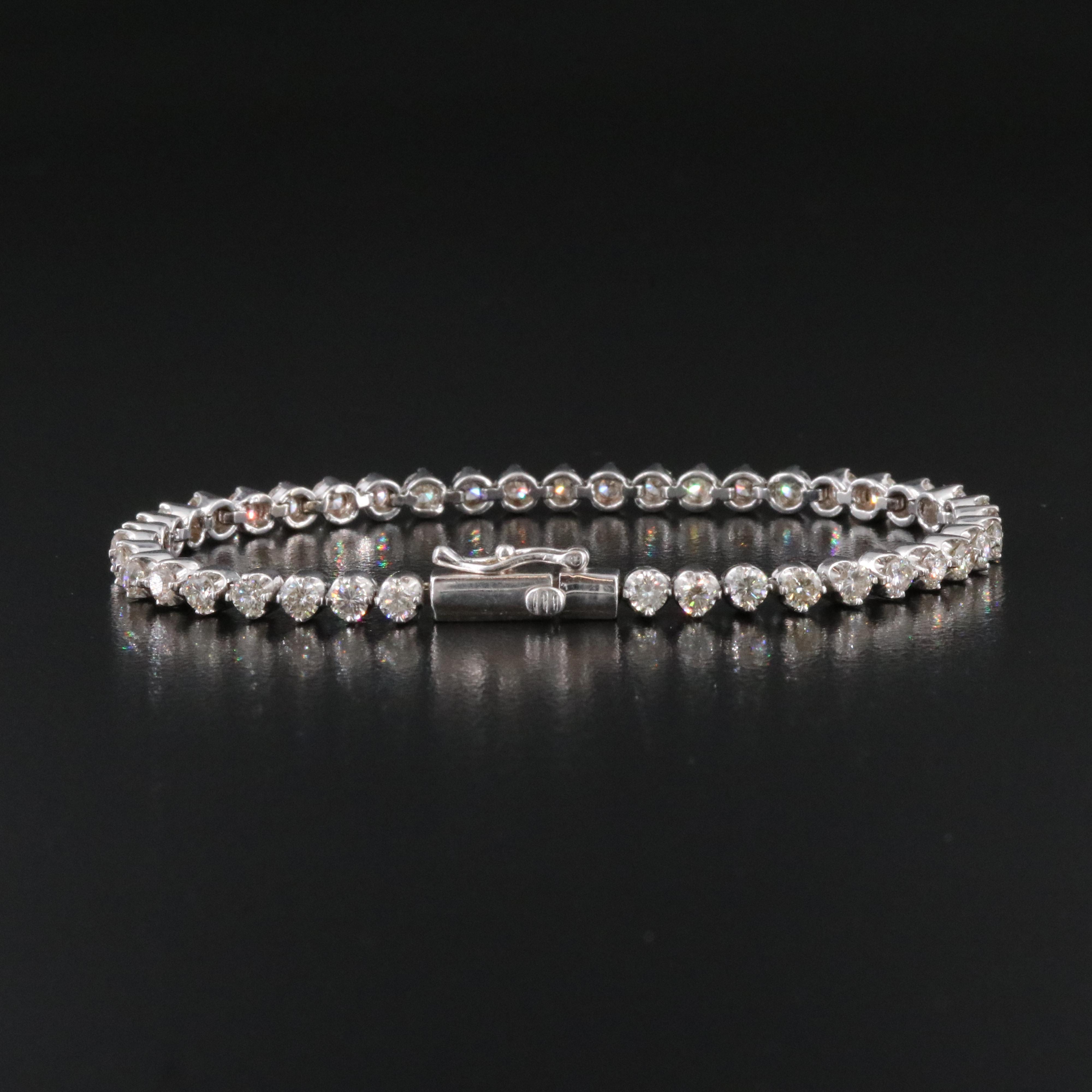 14K 3.36 CTW Diamond Line Bracelet