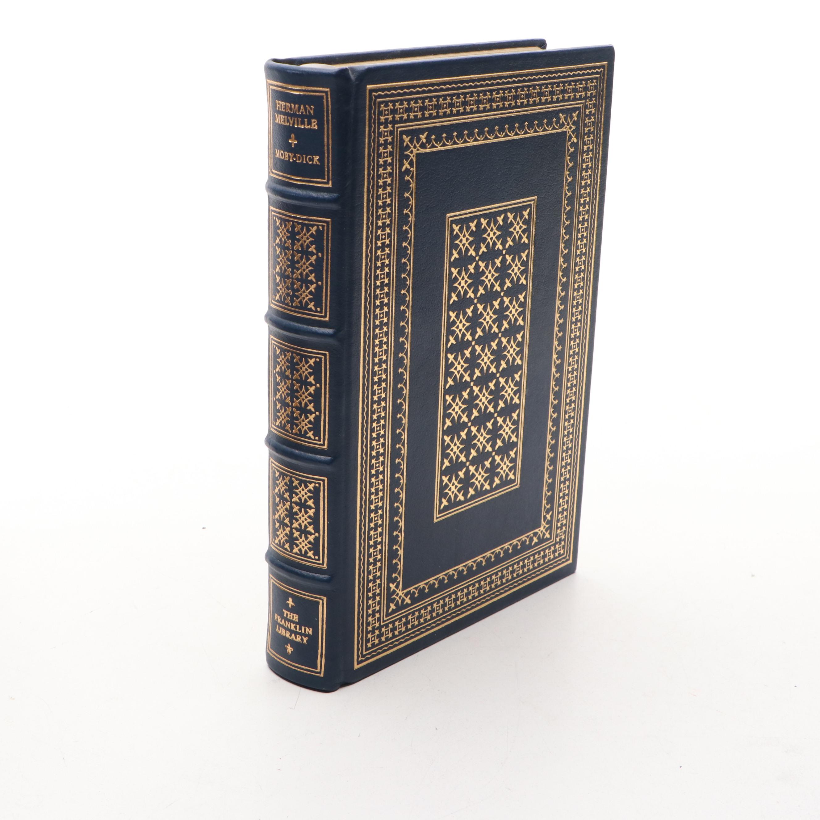 Franklin Library "Moby-Dick" and More by Herman Melville and Edgar Allan Poe