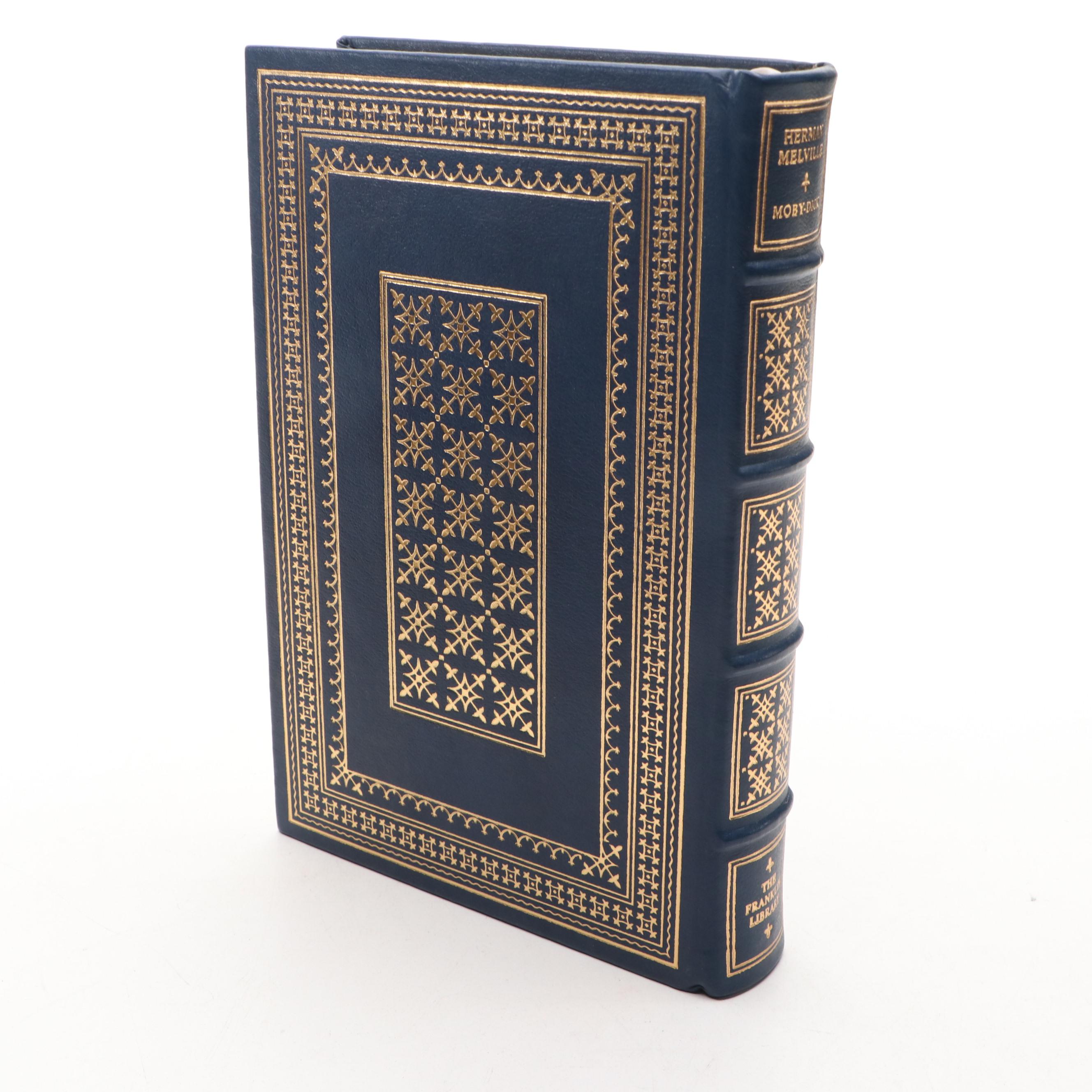 Franklin Library "Moby-Dick" and More by Herman Melville and Edgar Allan Poe