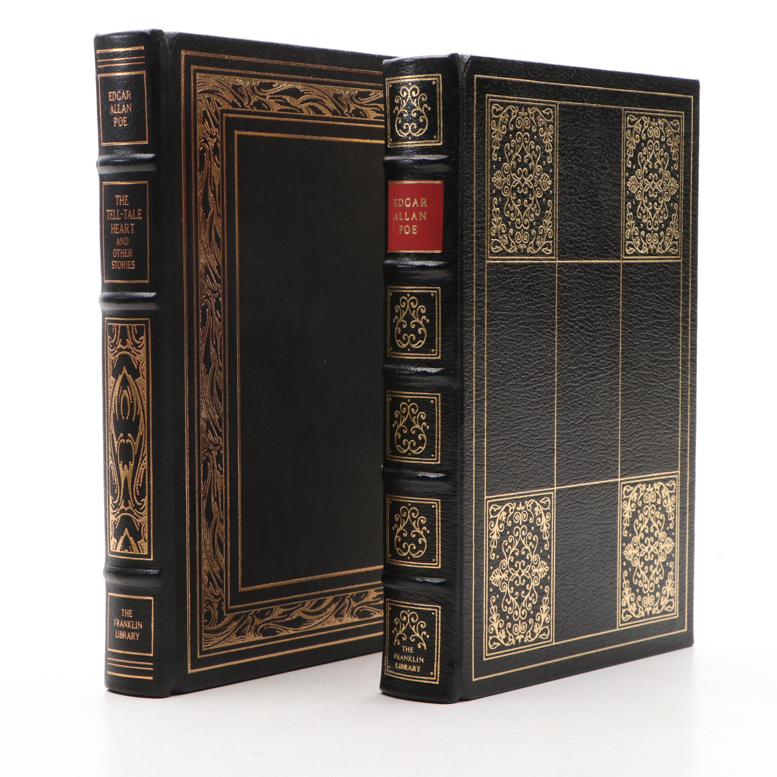 Franklin Library "Moby-Dick" and More by Herman Melville and Edgar Allan Poe