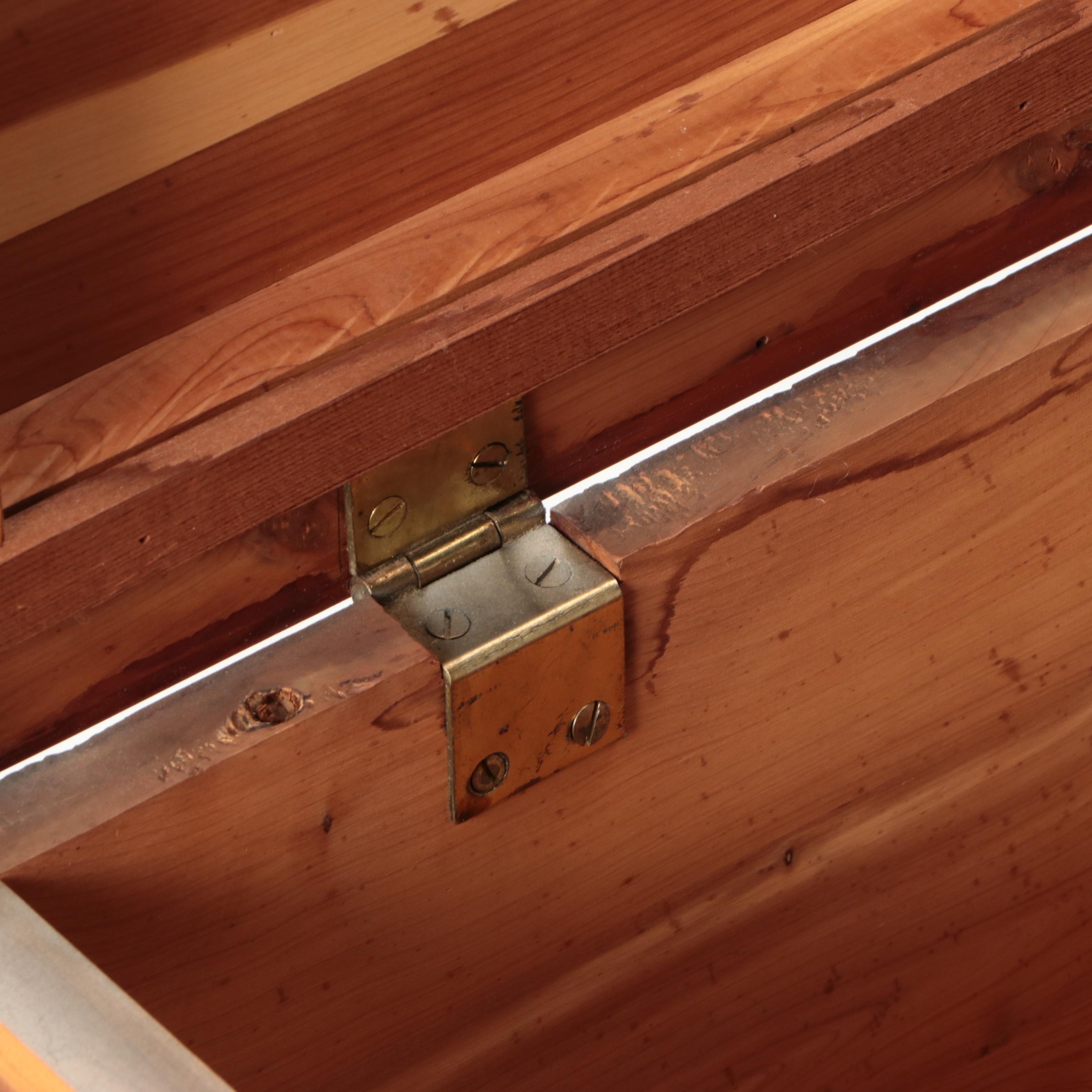 Traditional Style Cedar Blanket Chest