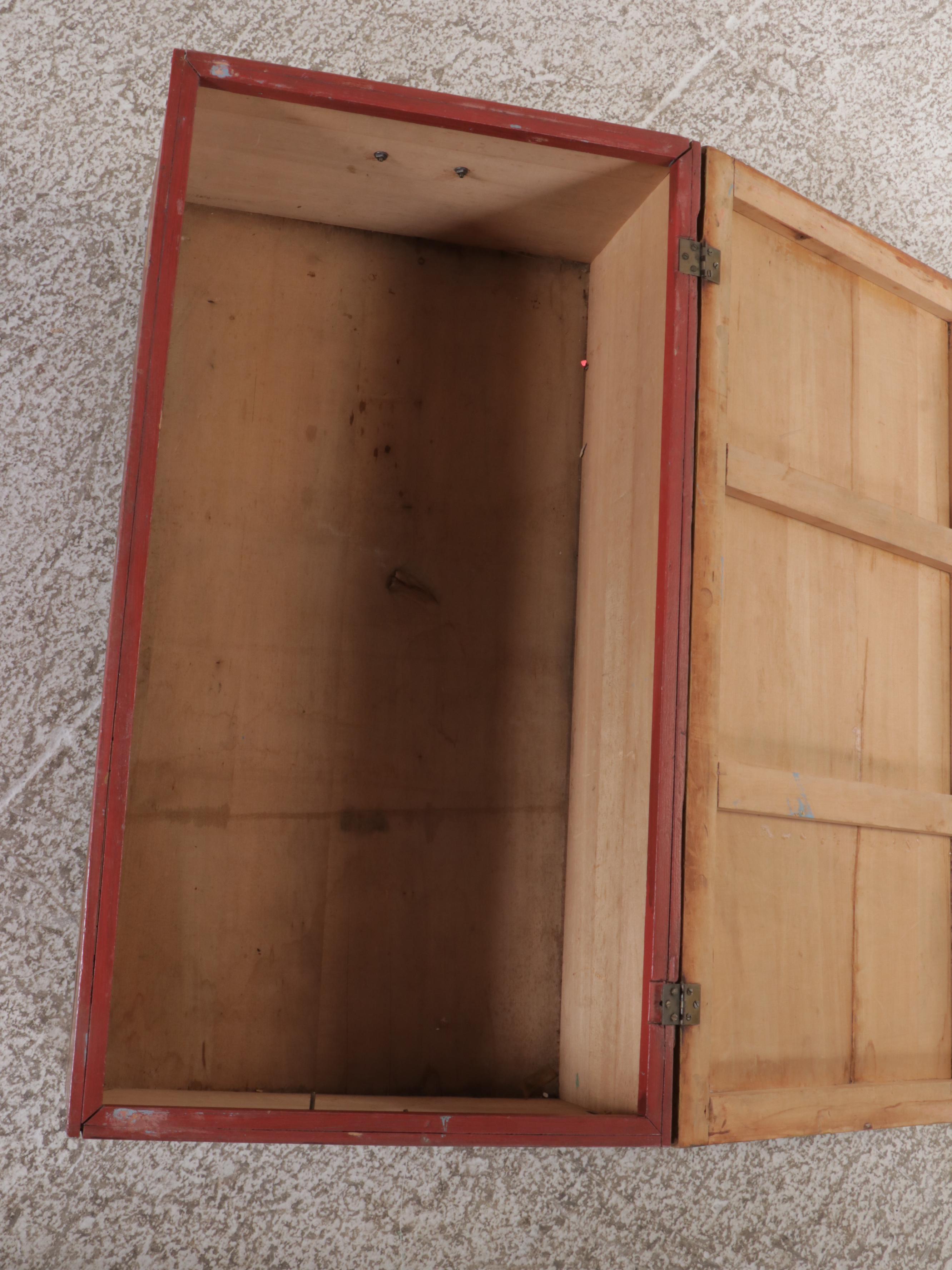 Folk Art Style Painted Chest