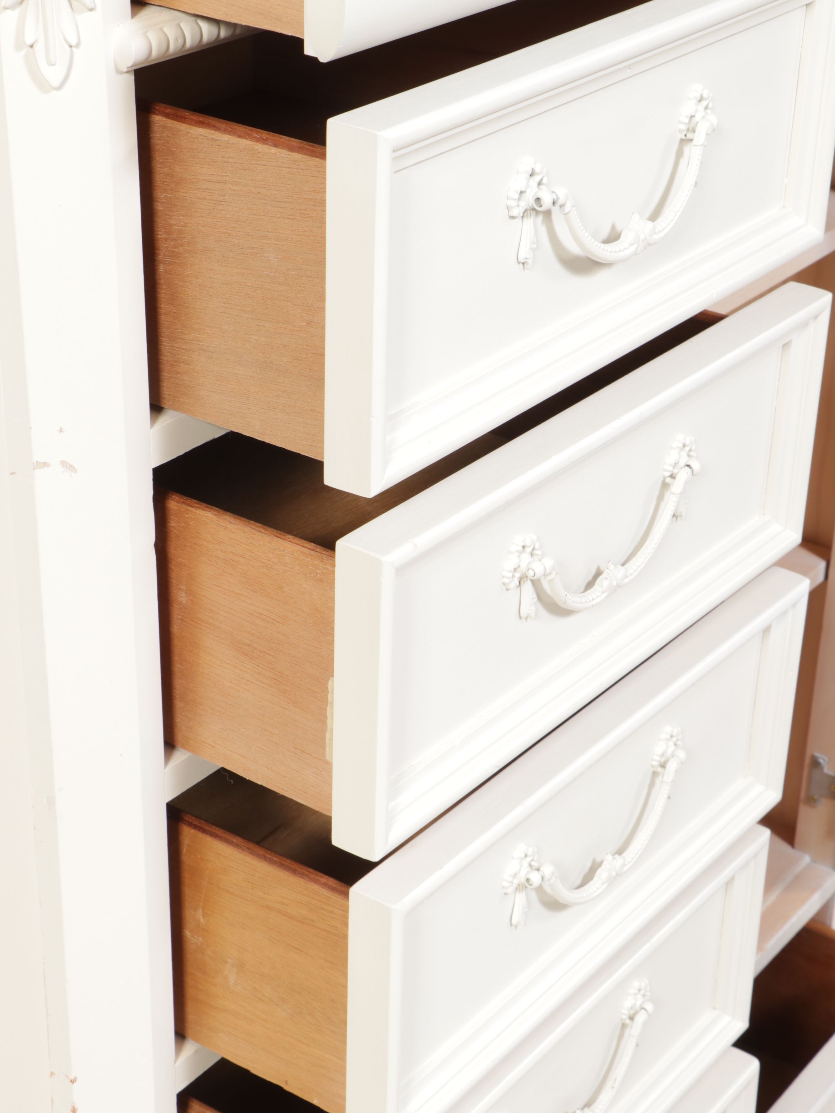 Lexington "Lynn Hollyn At Home" White Painted Wood Armoire