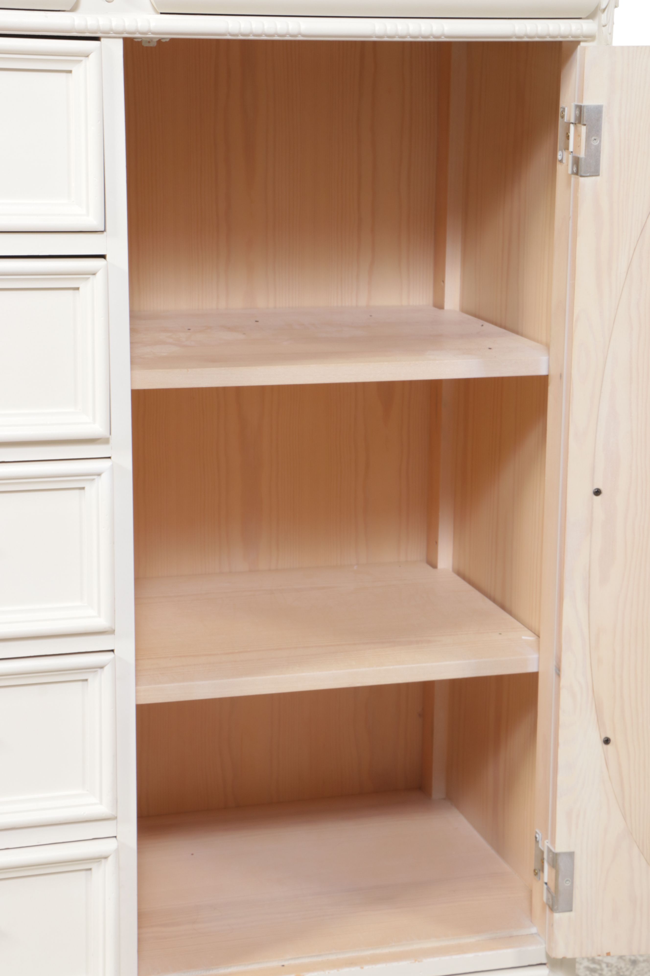 Lexington "Lynn Hollyn At Home" White Painted Wood Armoire