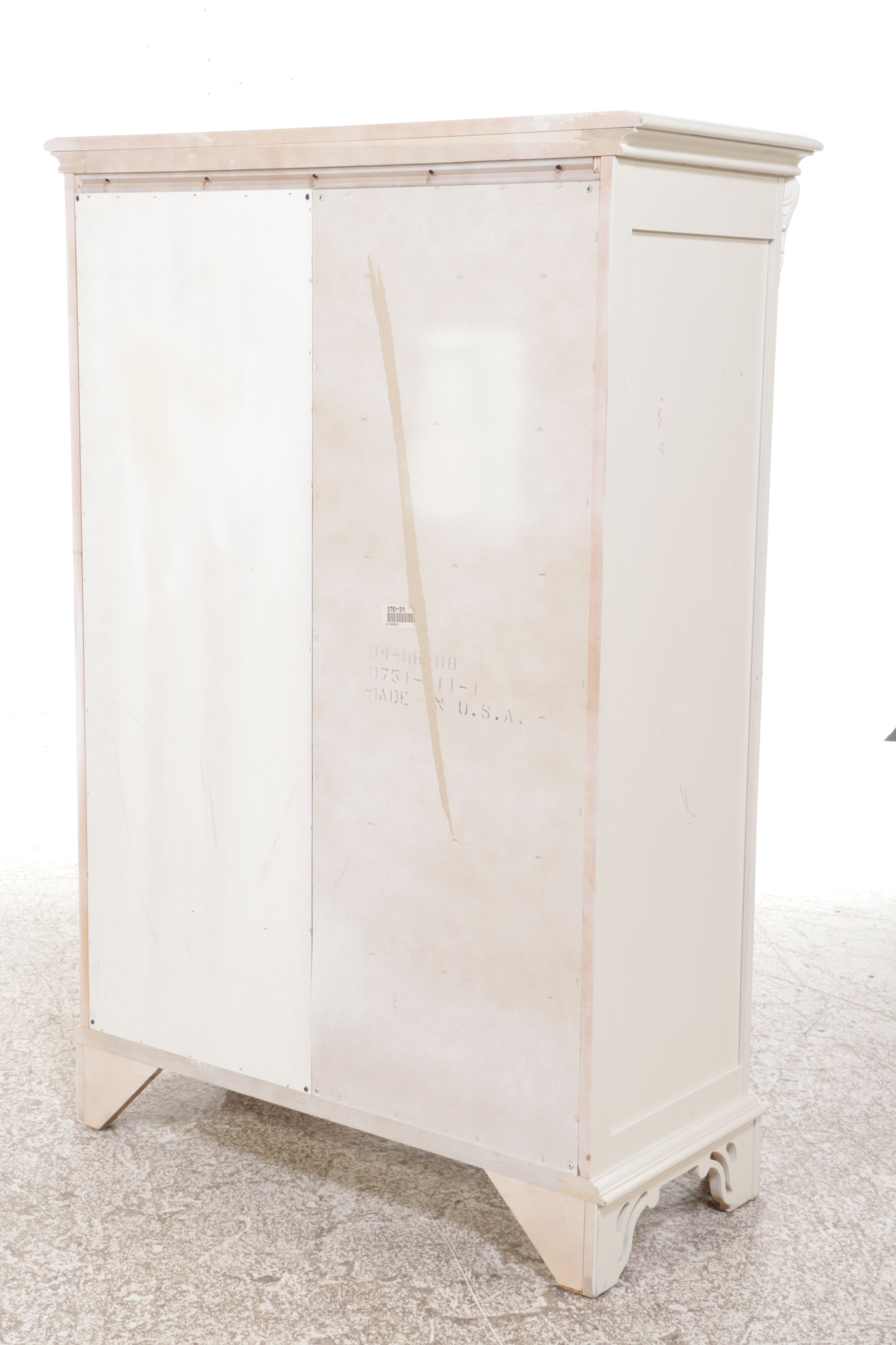 Lexington "Lynn Hollyn At Home" White Painted Wood Armoire