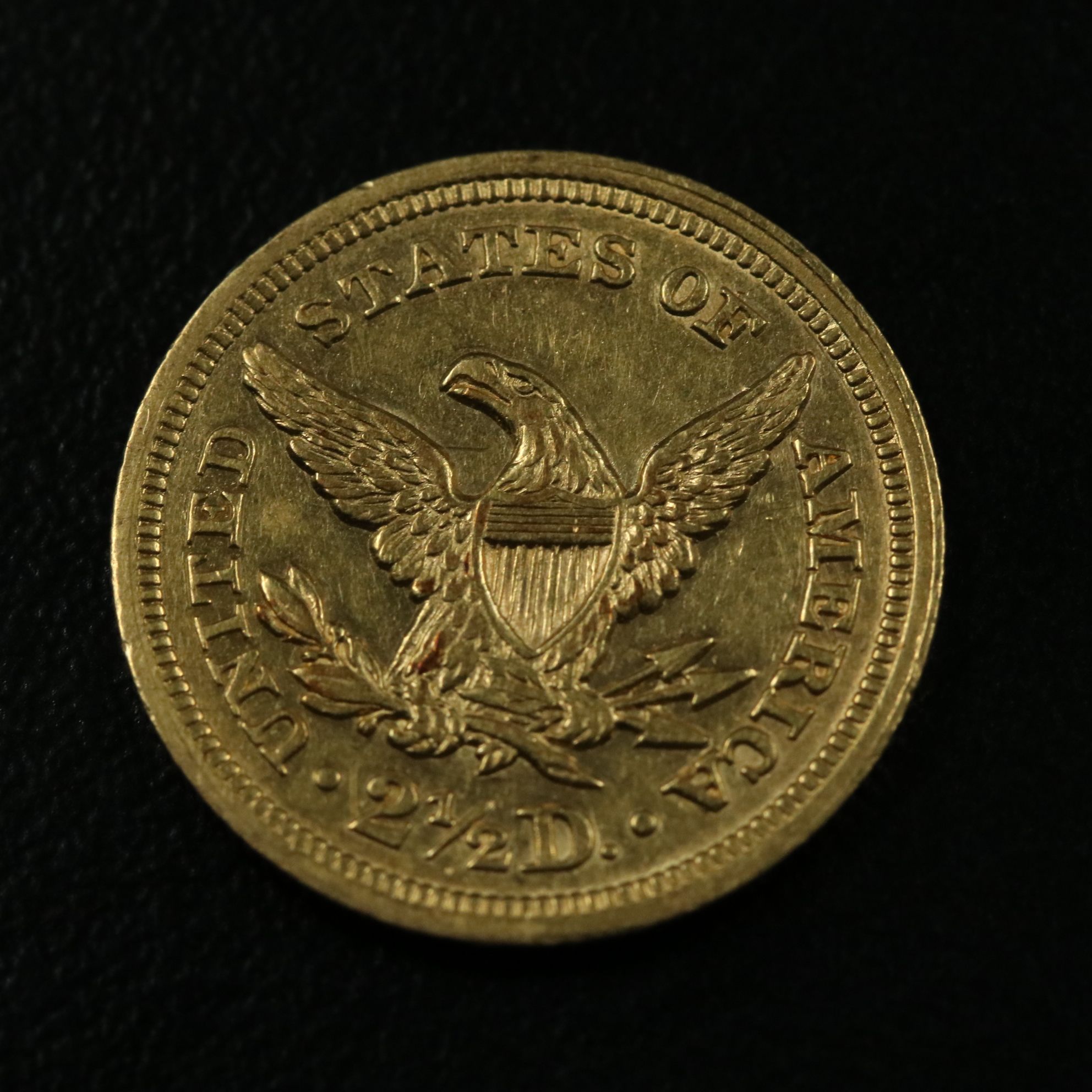 1852 Liberty Head $2 1/2 Gold Coin