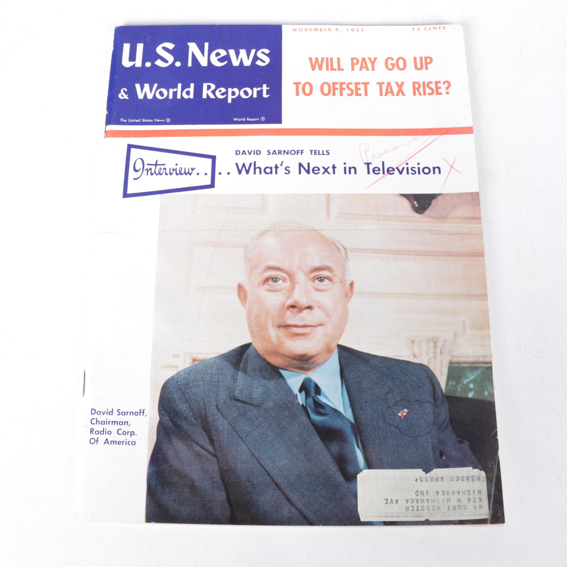 Mid-Century Political Magazines from Harper's Magazine & Others