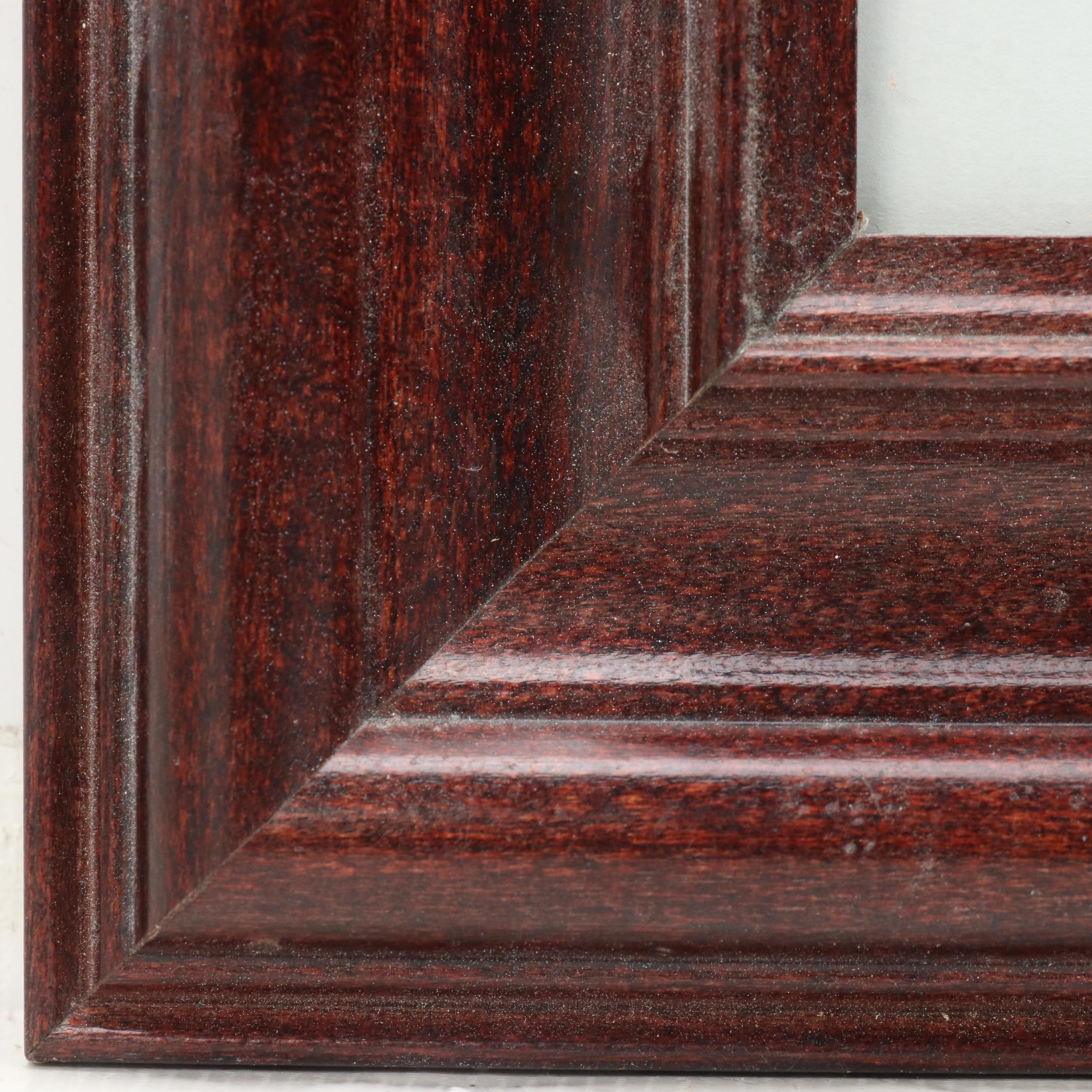 Tom Smith Offset Lithograph of Downtown Cincinnati With Riverfront Stadium