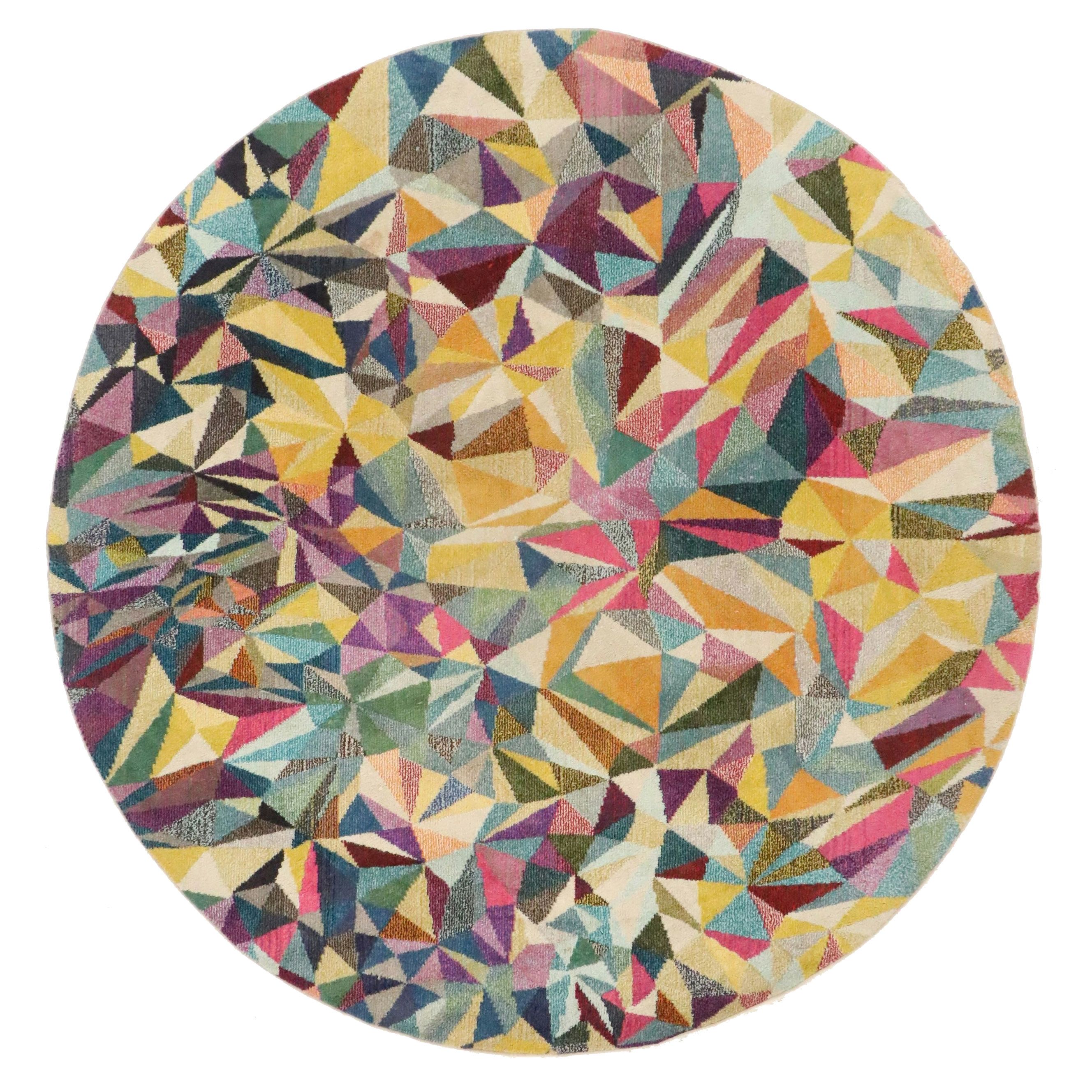 7'8 x 8' Machine Made Unique Loom Casablanca Collection Area Rug