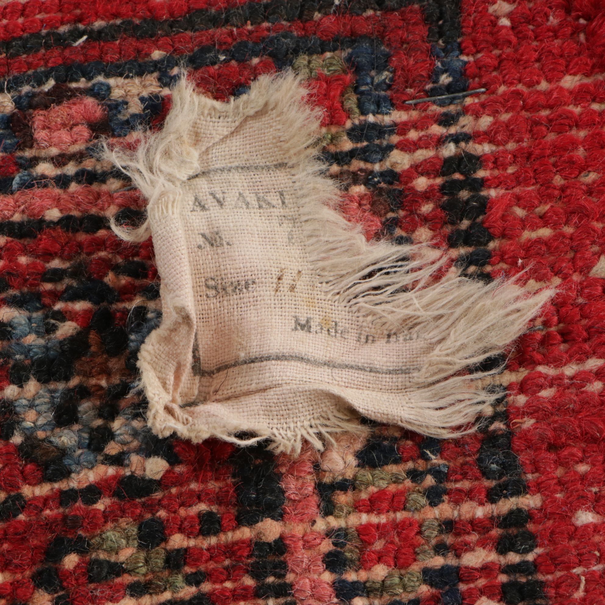 9'2 x 12'1 Hand-Knotted Persian Lilihan Room Sized Rug