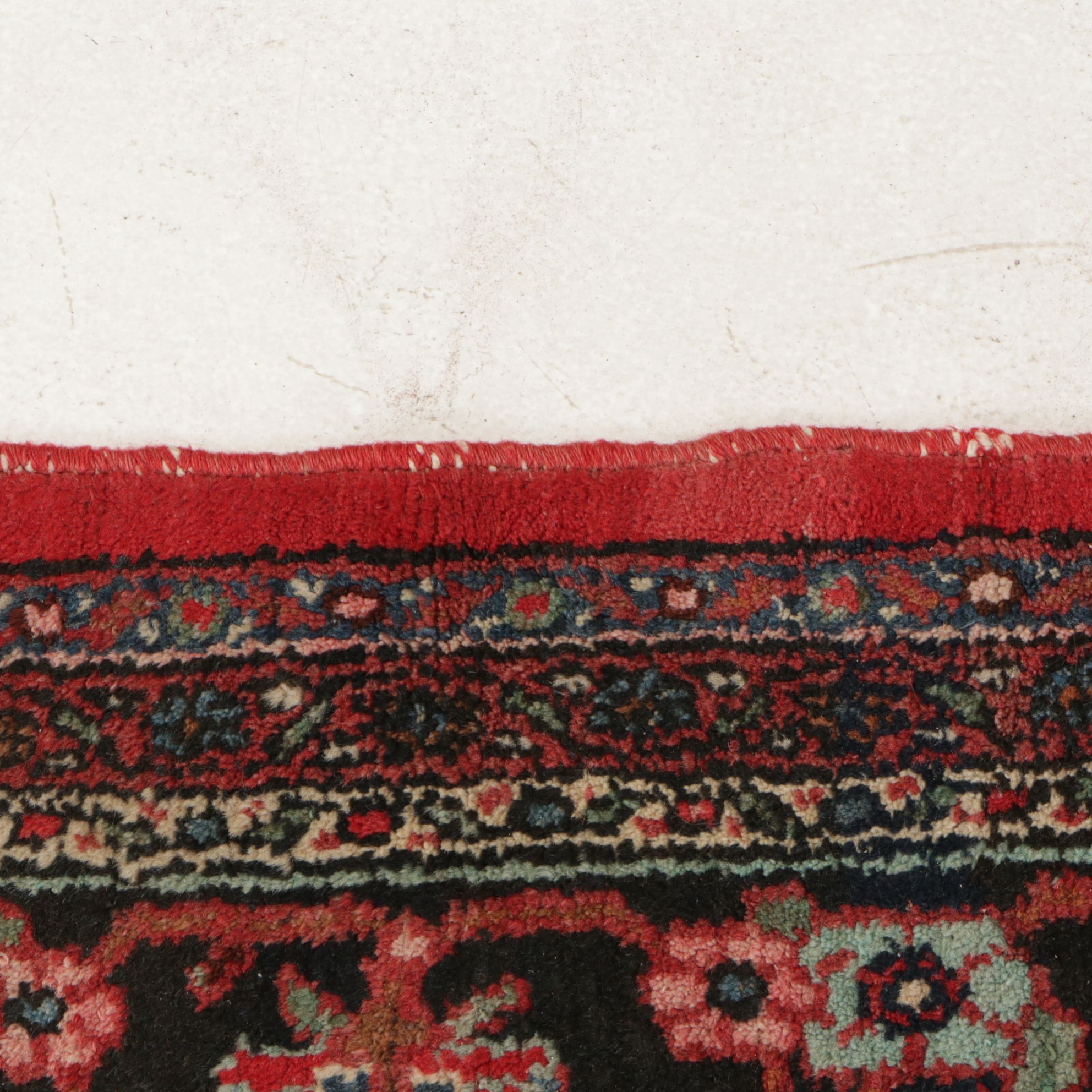 9'2 x 12'1 Hand-Knotted Persian Lilihan Room Sized Rug