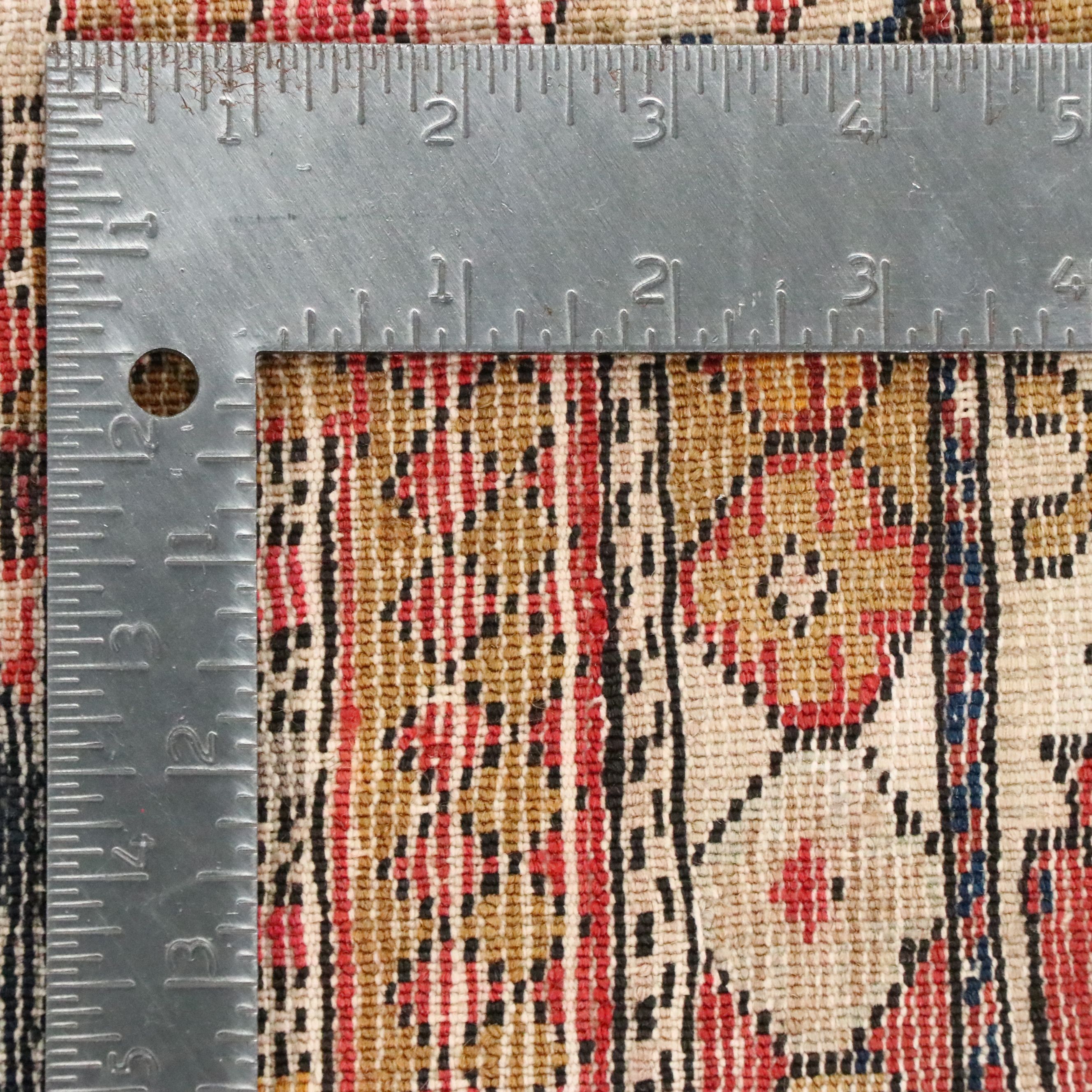 3'6 x 6'3 Hand-Knotted Caucasian Kazak Area Rug