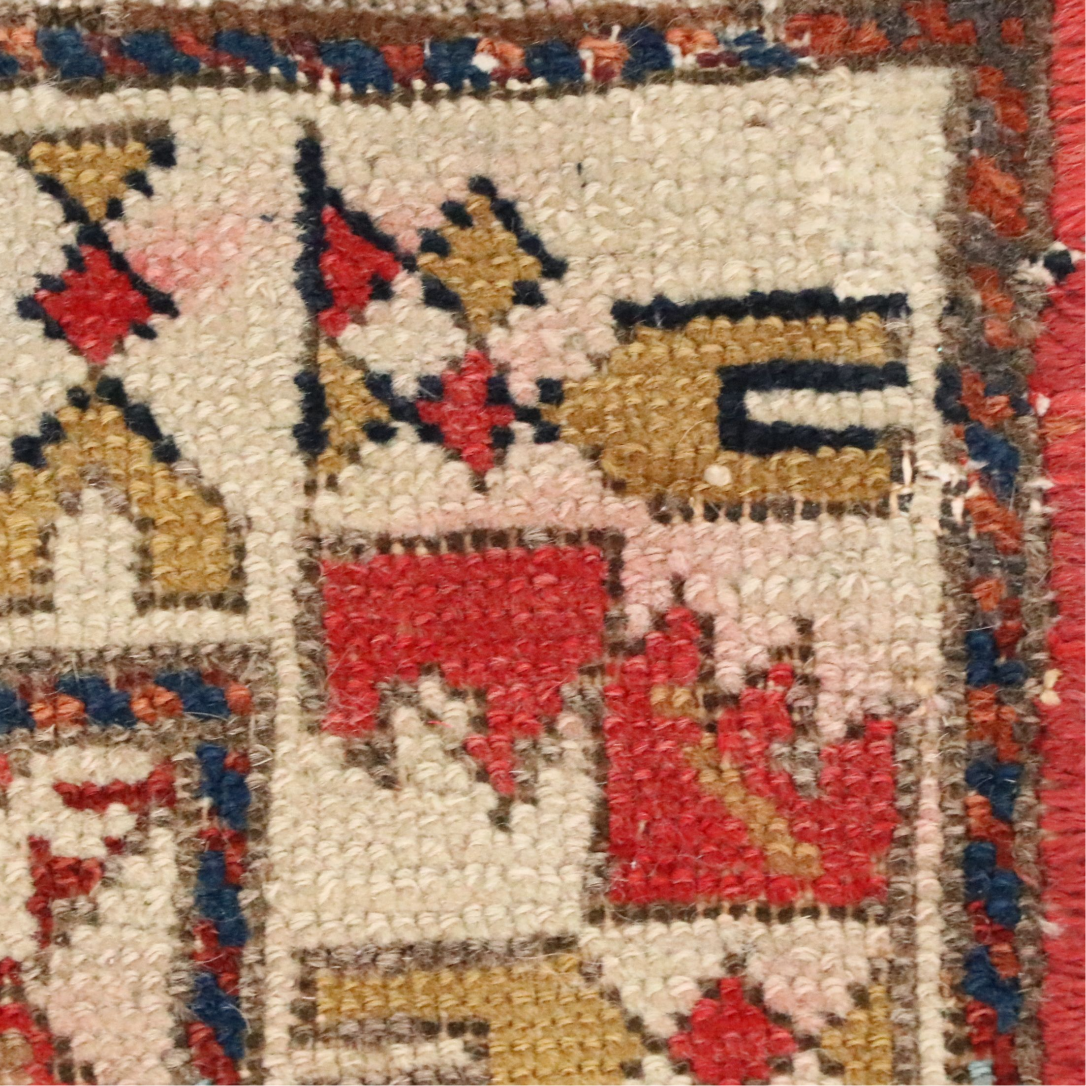 3'6 x 6'3 Hand-Knotted Caucasian Kazak Area Rug