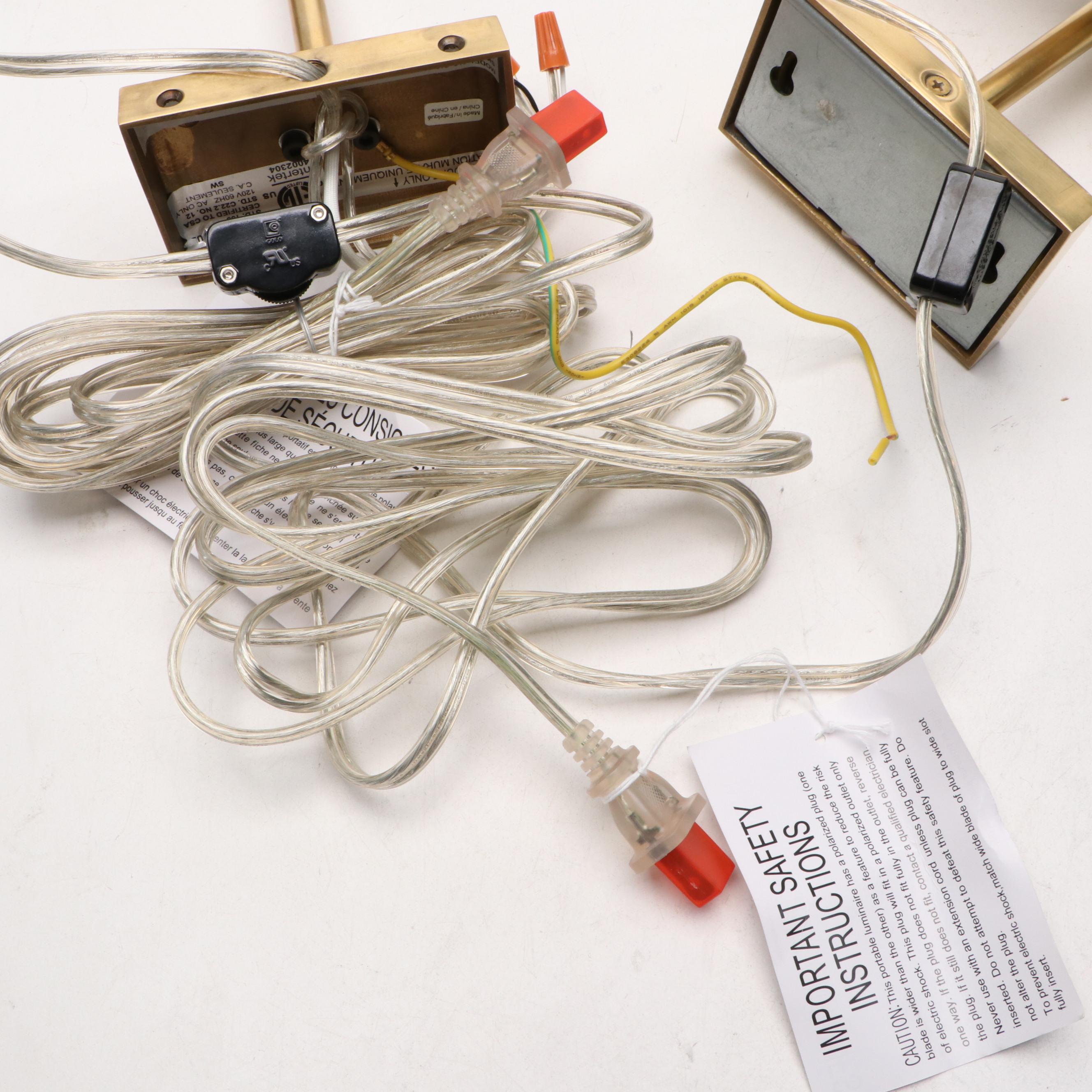 E.F. Chapman Collection for Visual Comfort & Co. Brass Wall Mount Picture Lights