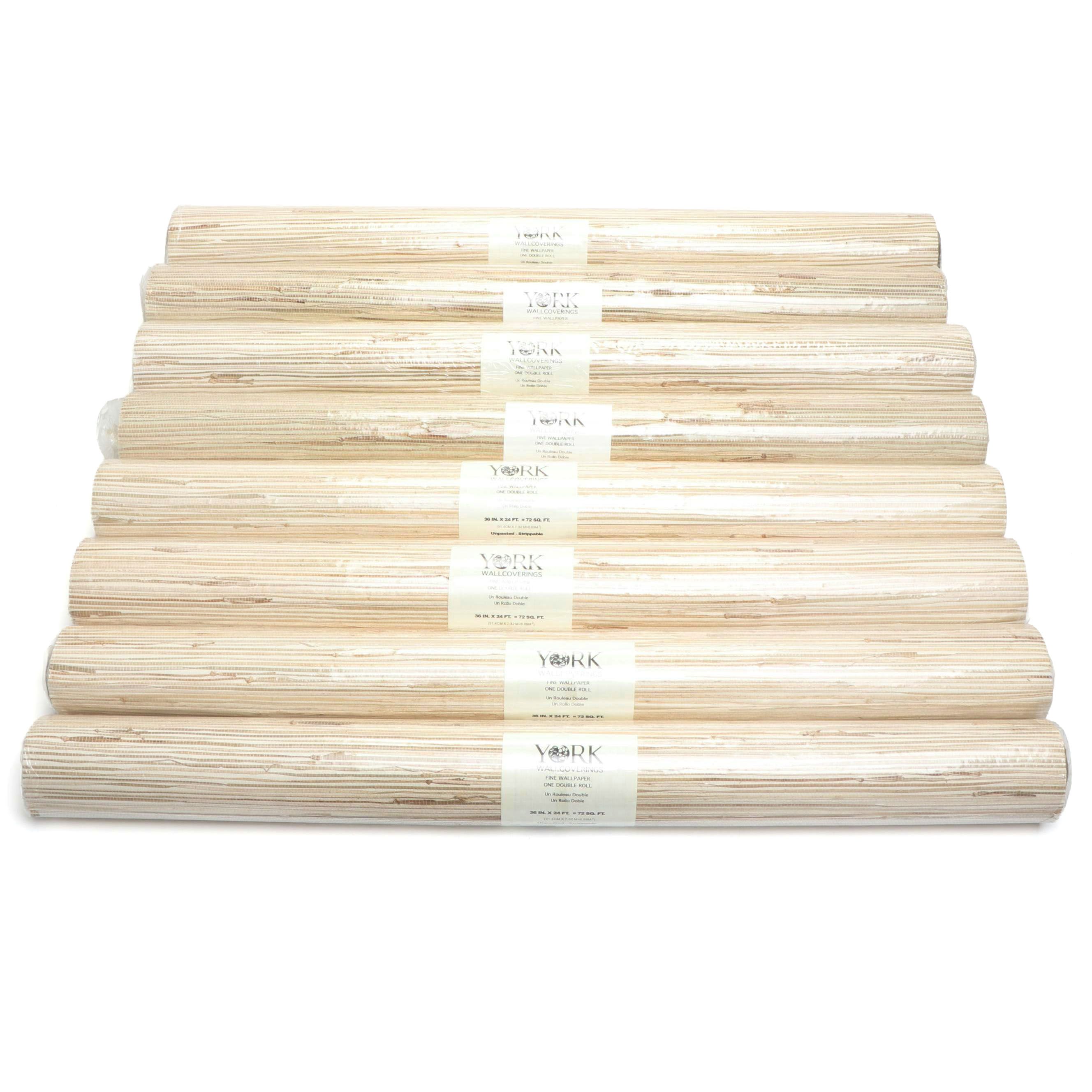 York Wallcoverings "River Grass" Wallpaper, 8 Rolls