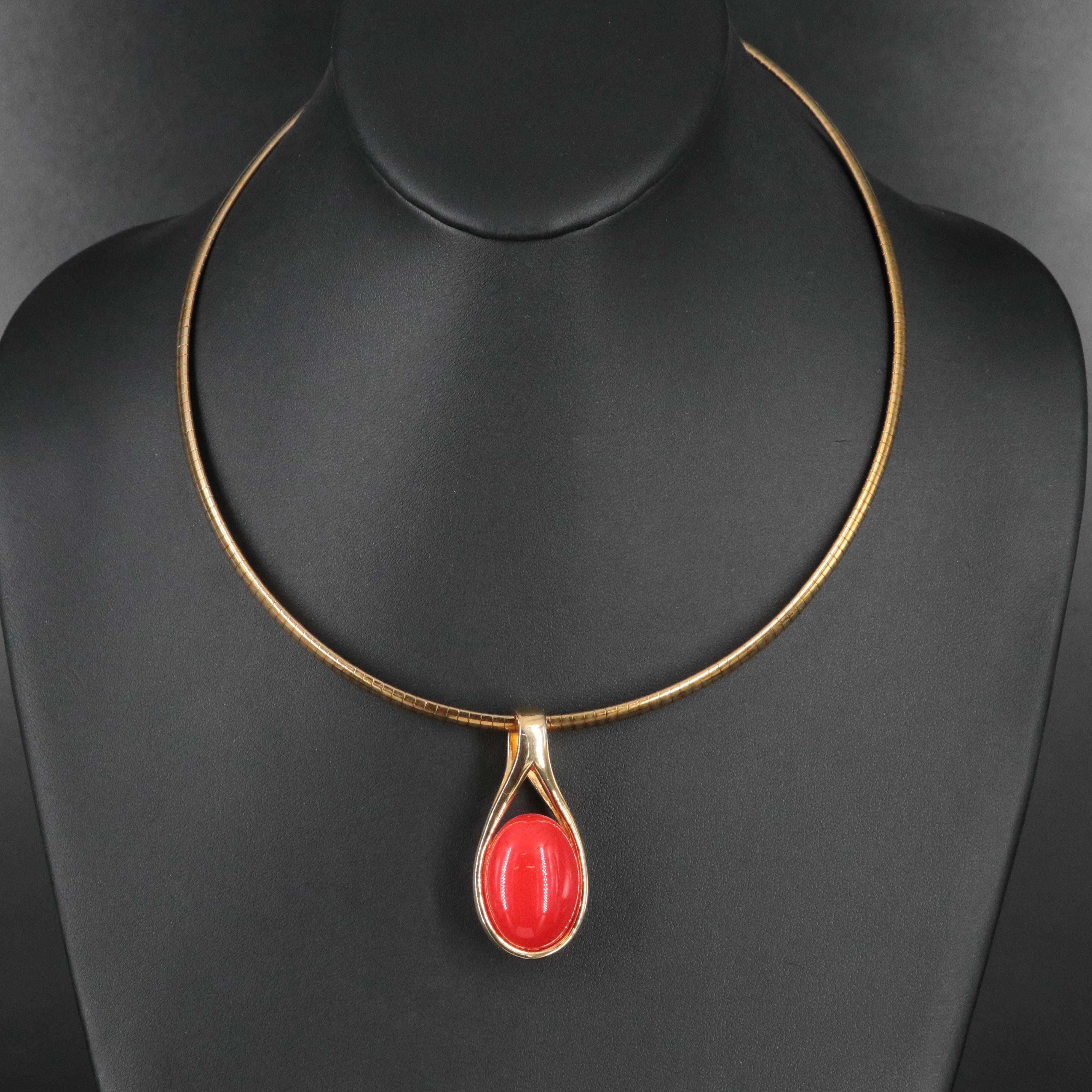 Nolan Miller Resin Pendant Necklace