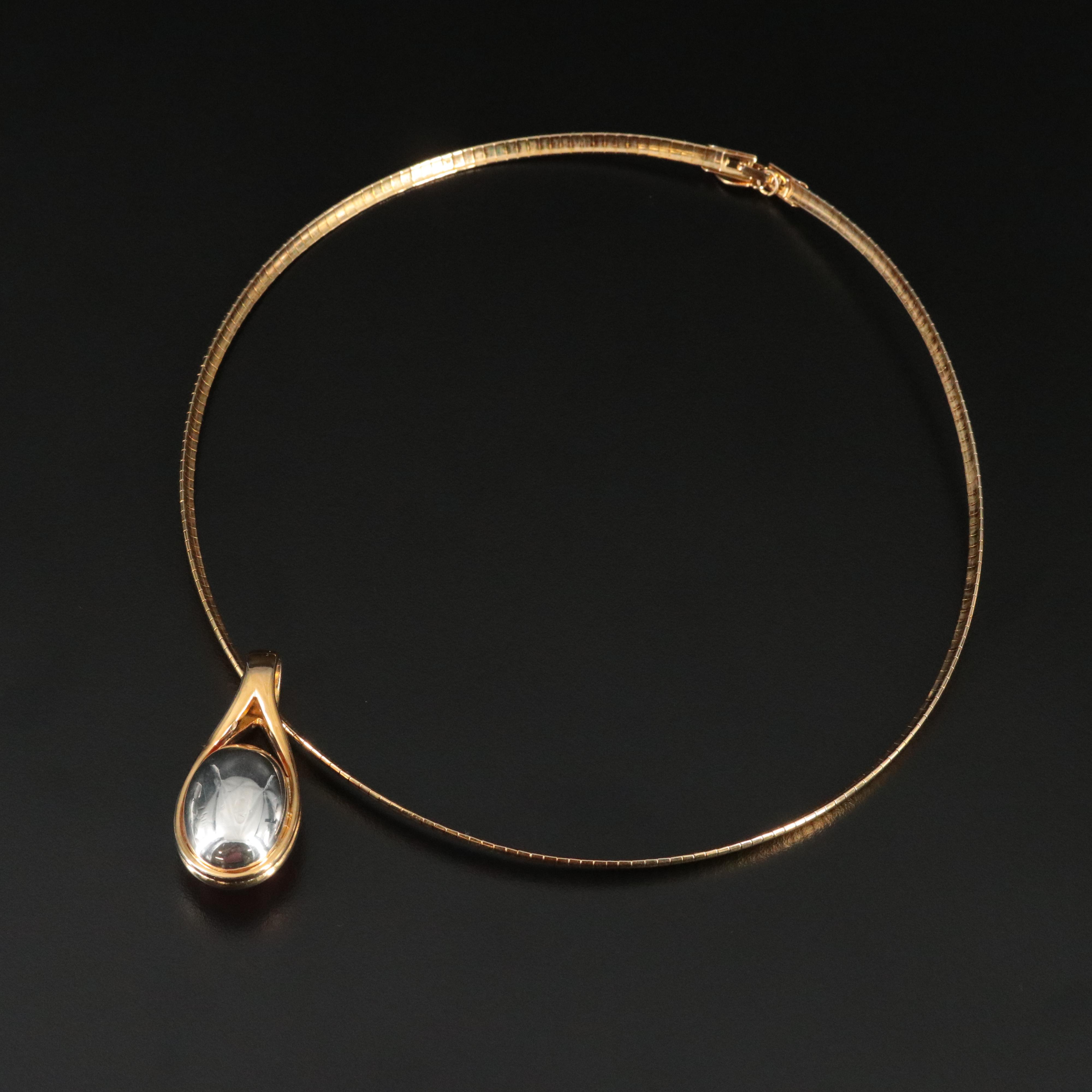 Nolan Miller Resin Pendant Necklace