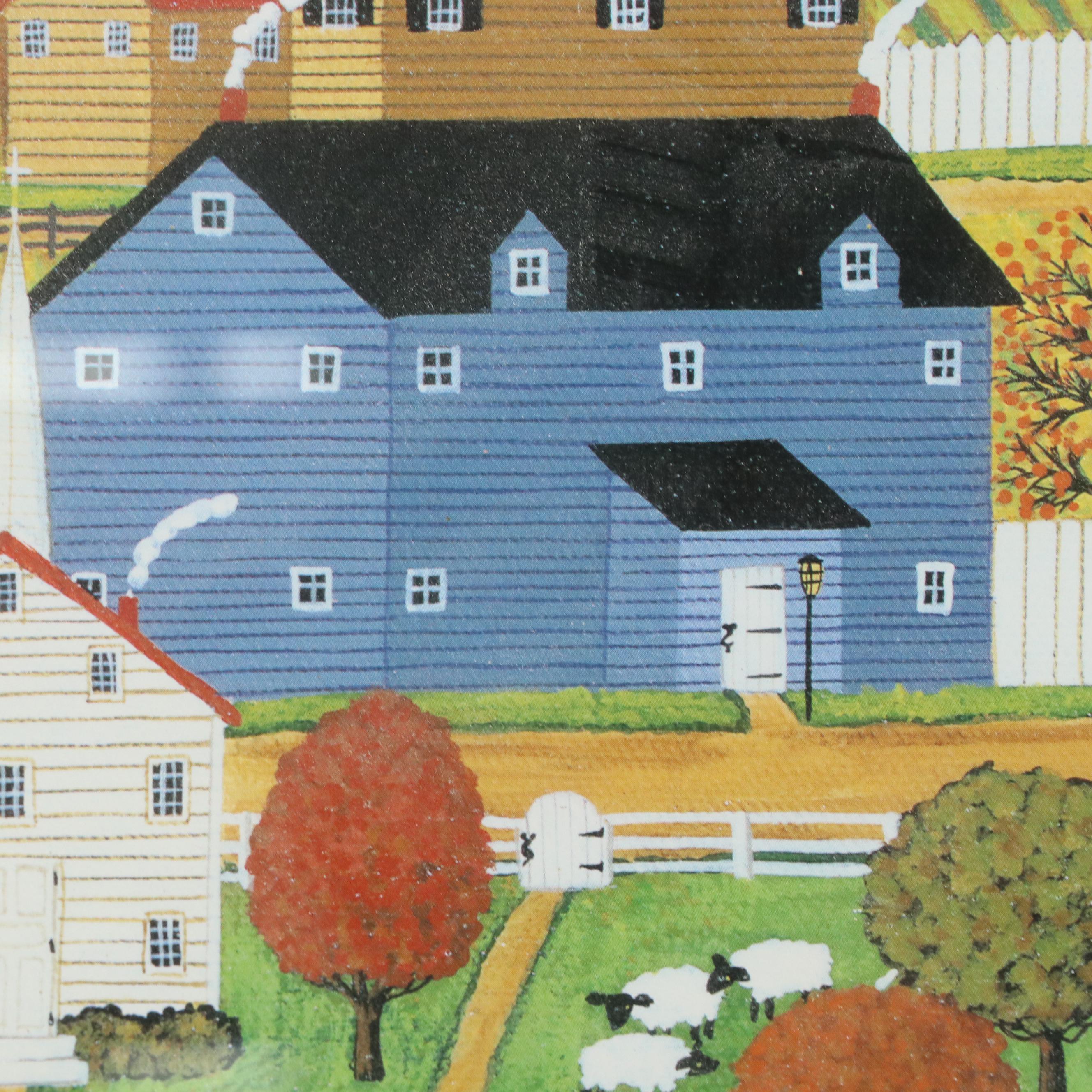 After Sandi Wickersham Resnick Offset Lithograph "Snicker's Gap Antiques"