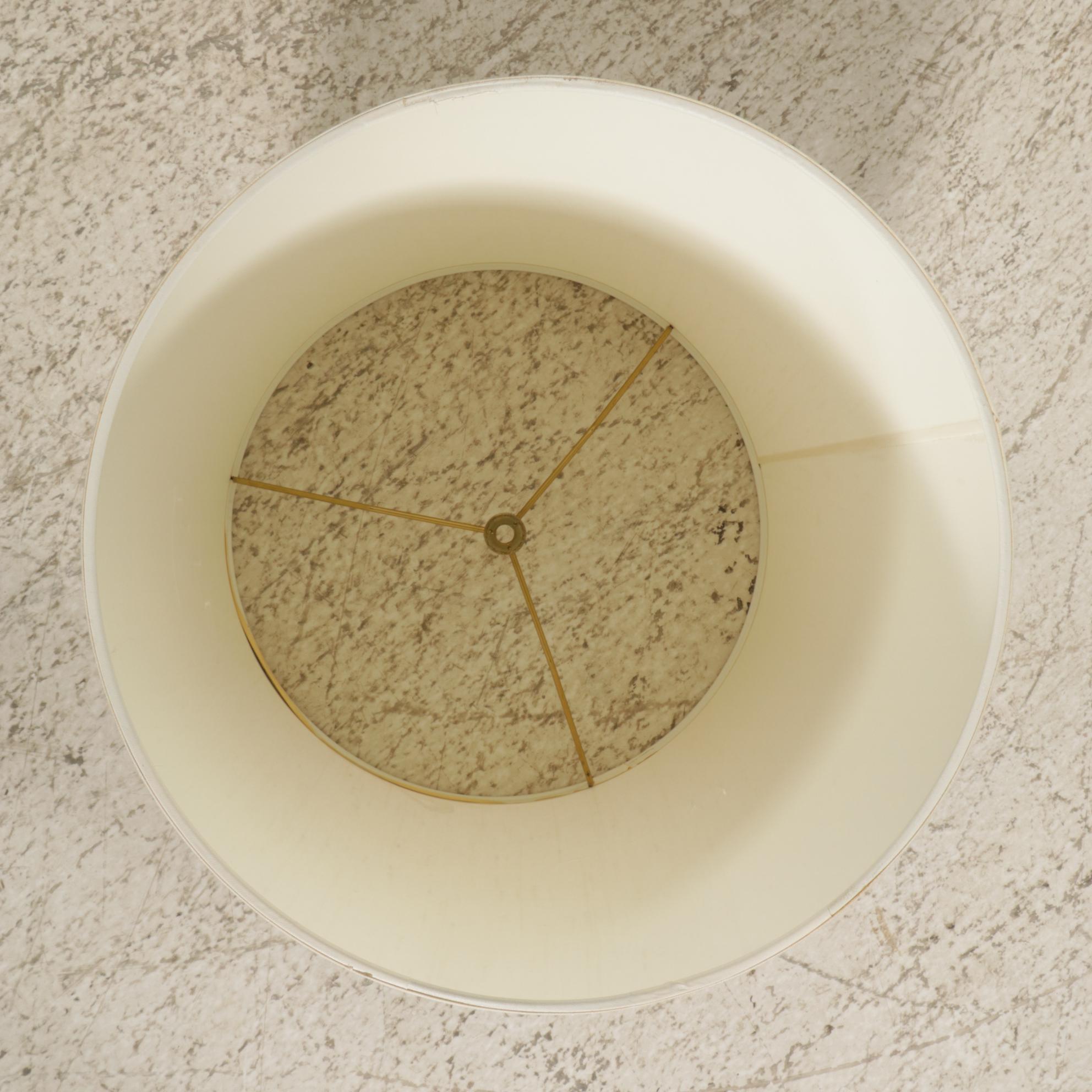 Pair of Stiffel Brass and Enamel Table Lamps, Mid to Late 20th Century