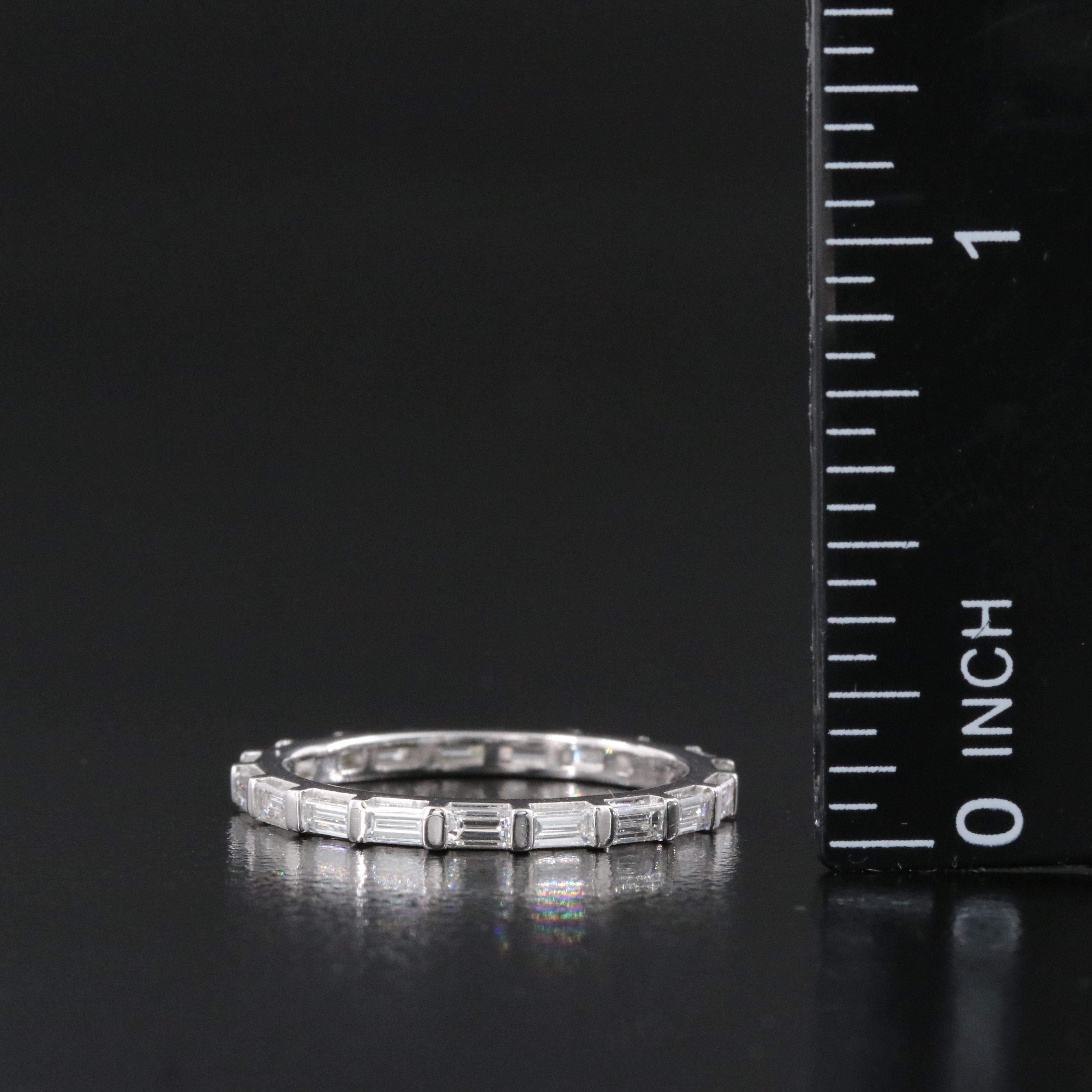 Platinum 0.95 CTW Diamond Eternity Band