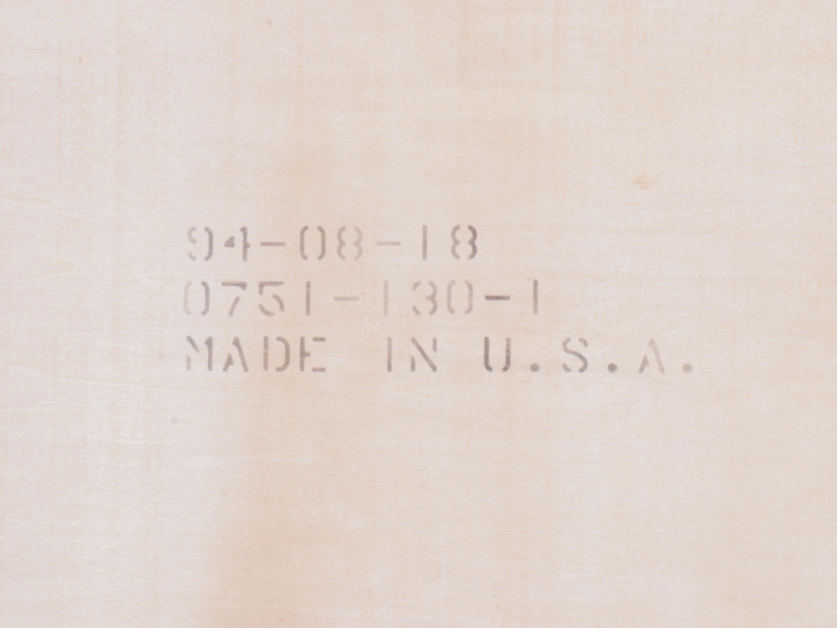 Rococo Style Painted Wood Queen Sized Bed Frame