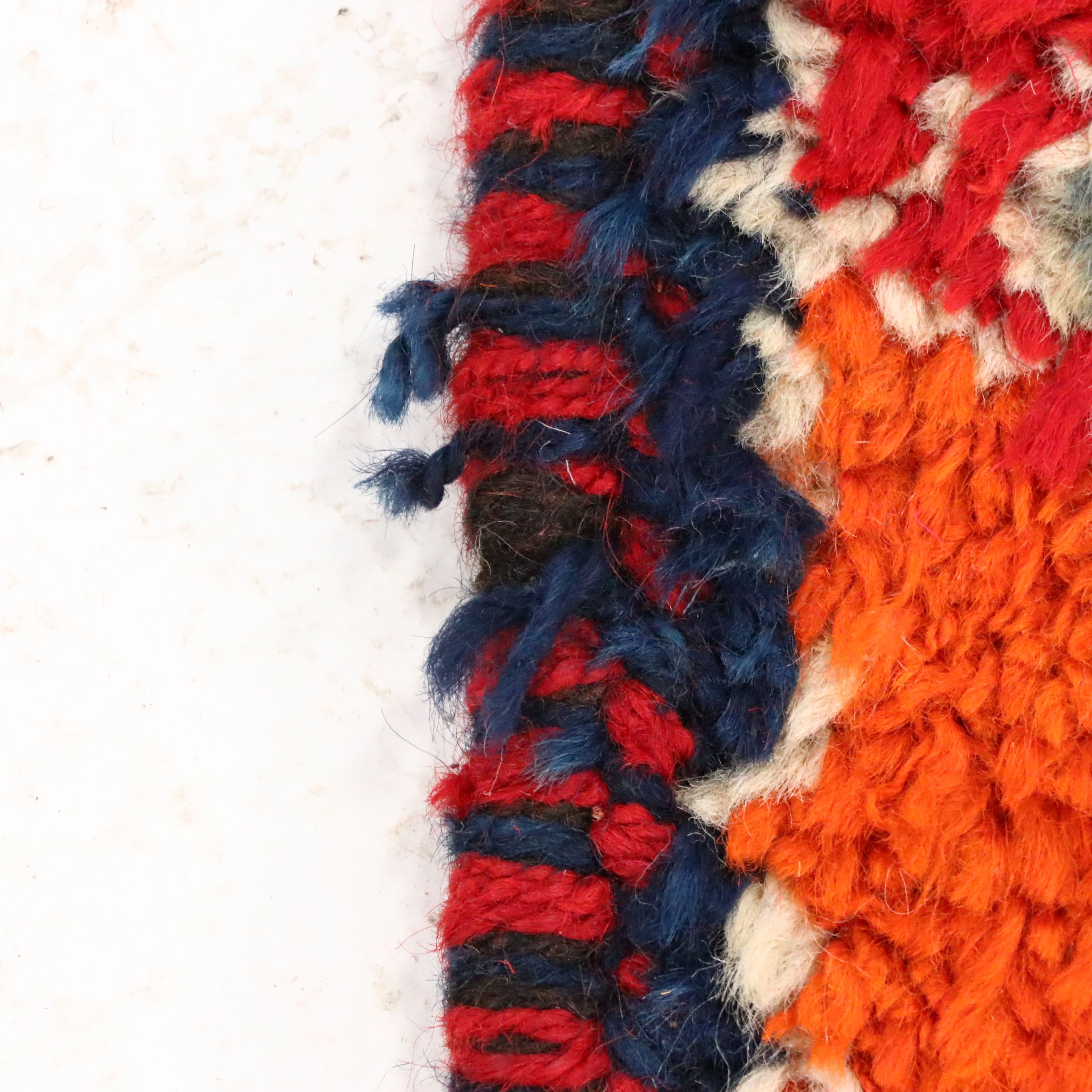 3'6 x 11'6 Hand-Knotted Moroccan Berber Long Rug