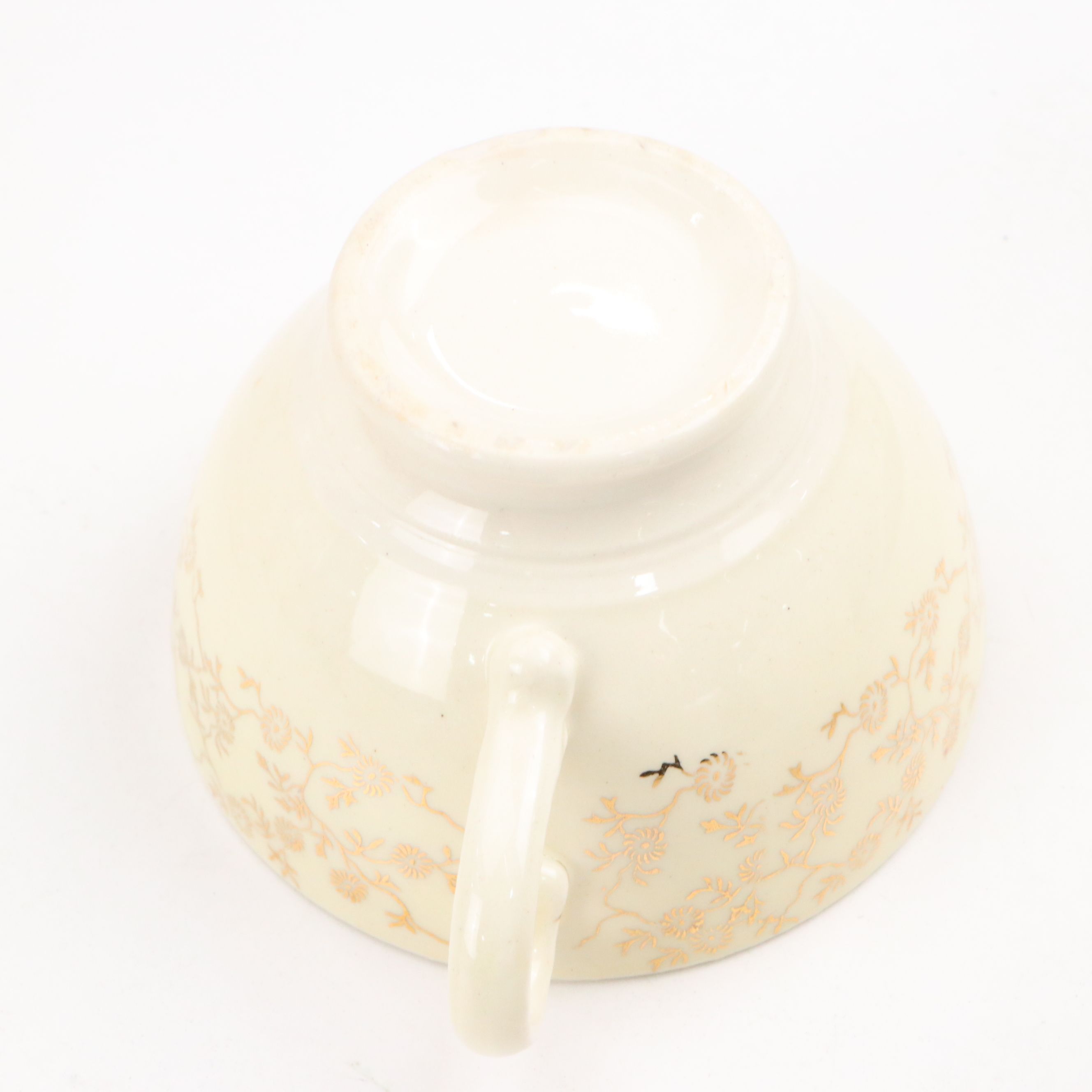 Vintage Floral Pattern Coffee Set and Dinnerware, Mid-20th Century