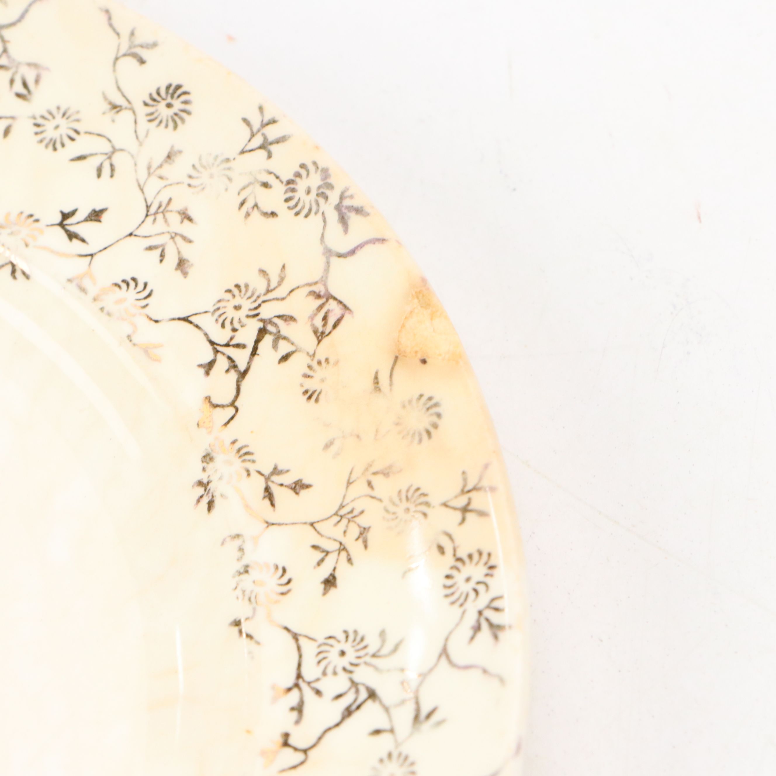 Vintage Floral Pattern Coffee Set and Dinnerware, Mid-20th Century