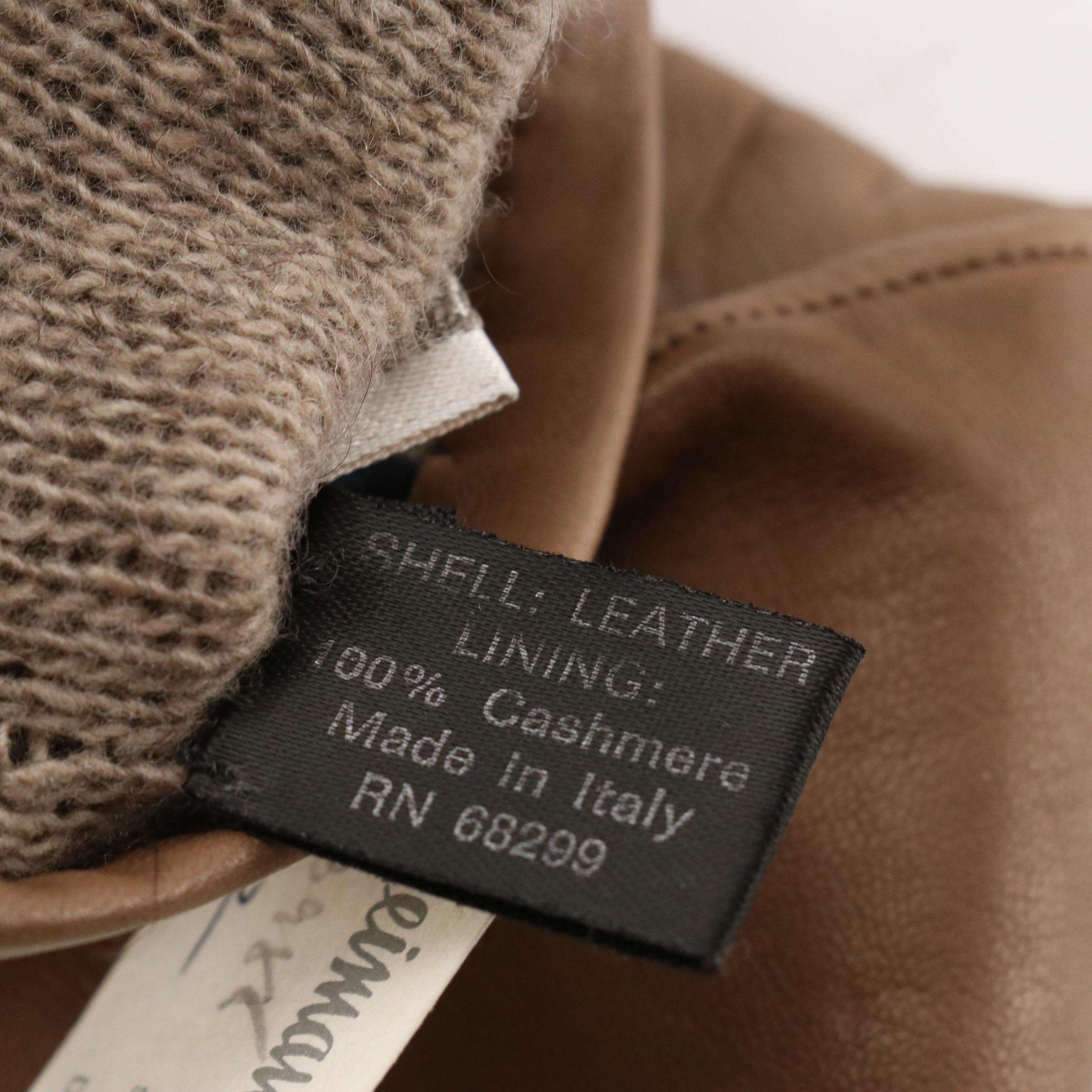 Neiman-Marcus Leather Gloves, Diane Von Furstenberg Silk and Other Scarf