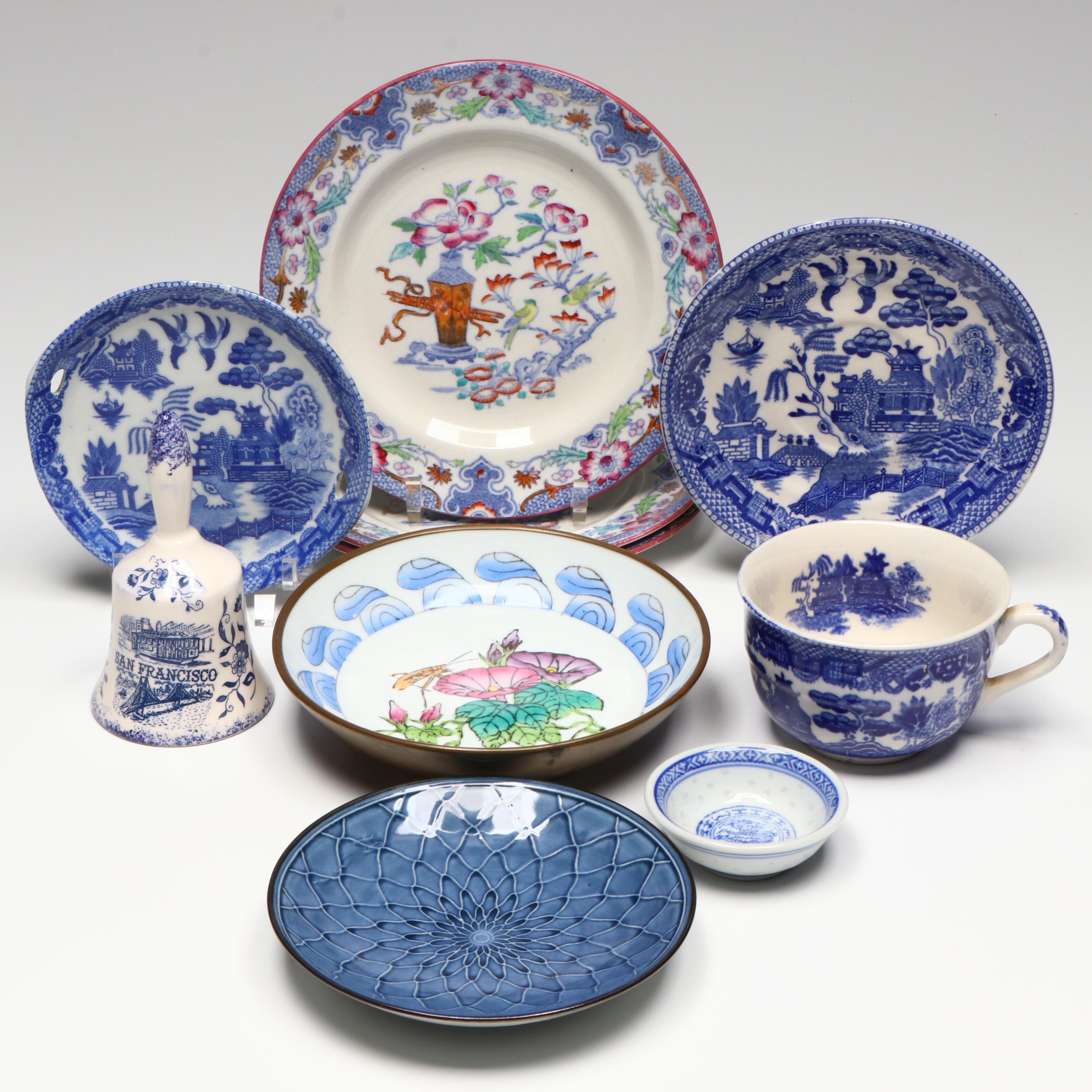 Ashworth Bros. "Mason's Mandarin" Ironstone Plates and Other Decor
