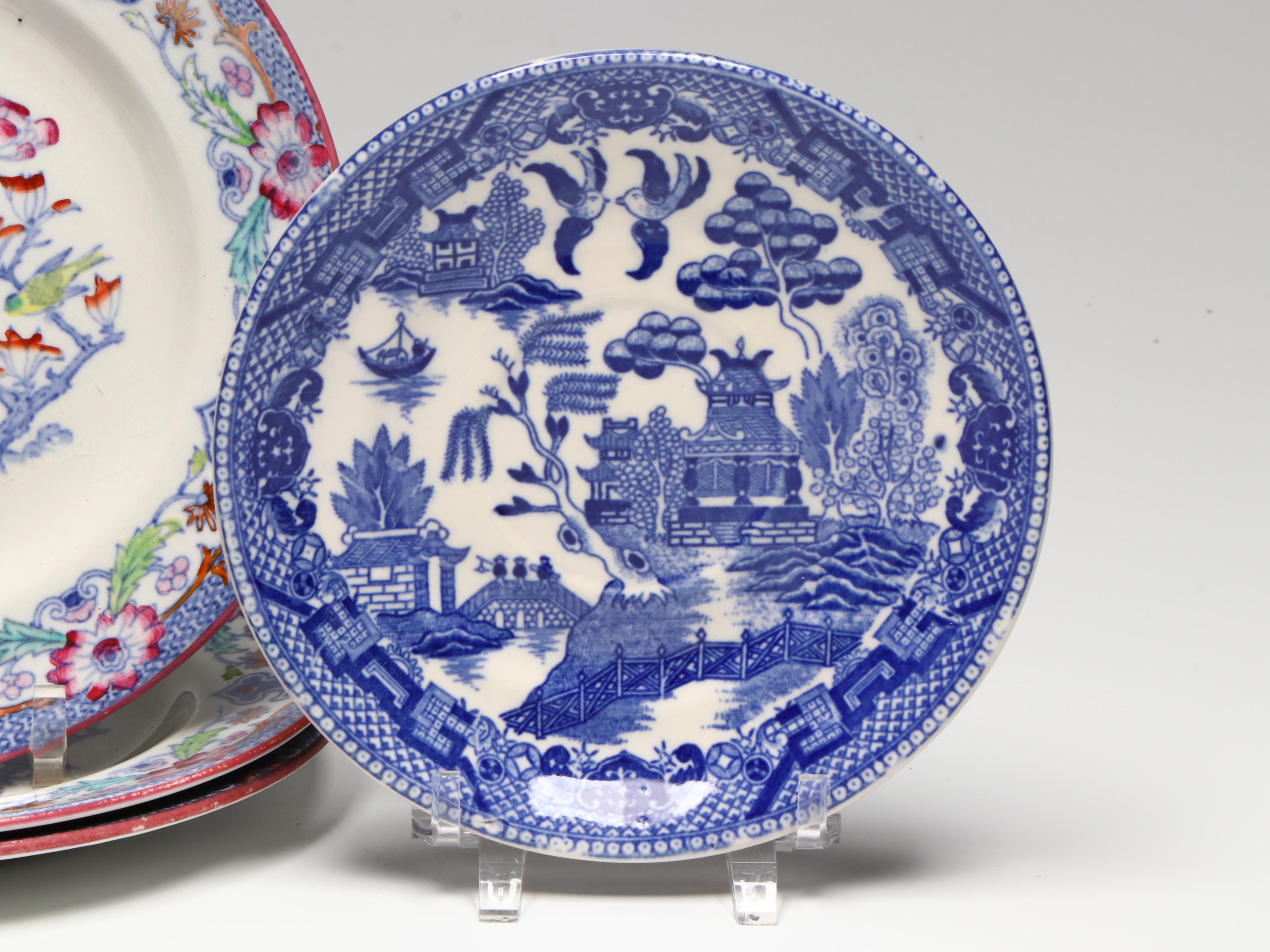 Ashworth Bros. "Mason's Mandarin" Ironstone Plates and Other Decor