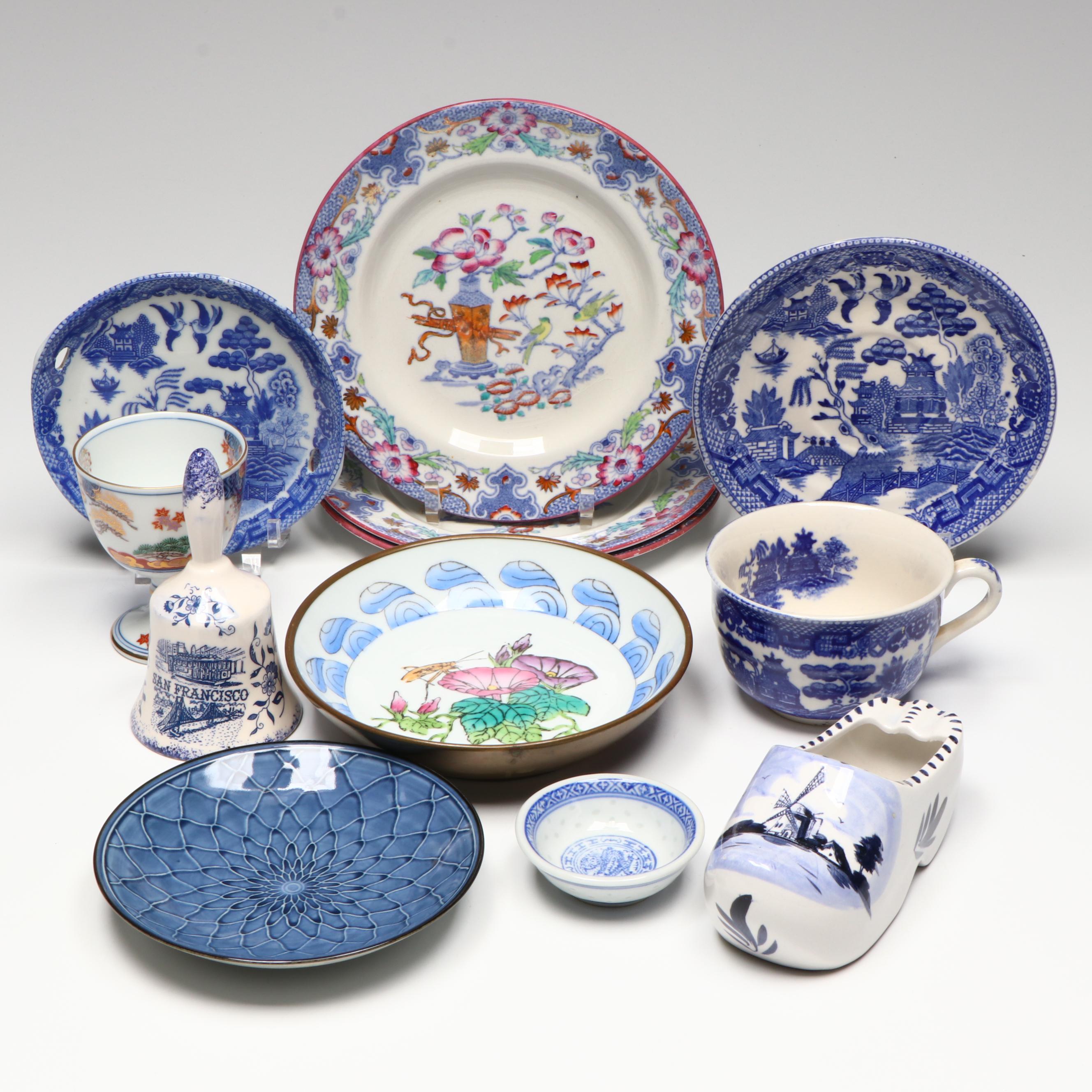 Ashworth Bros. "Mason's Mandarin" Ironstone Plates and Other Decor