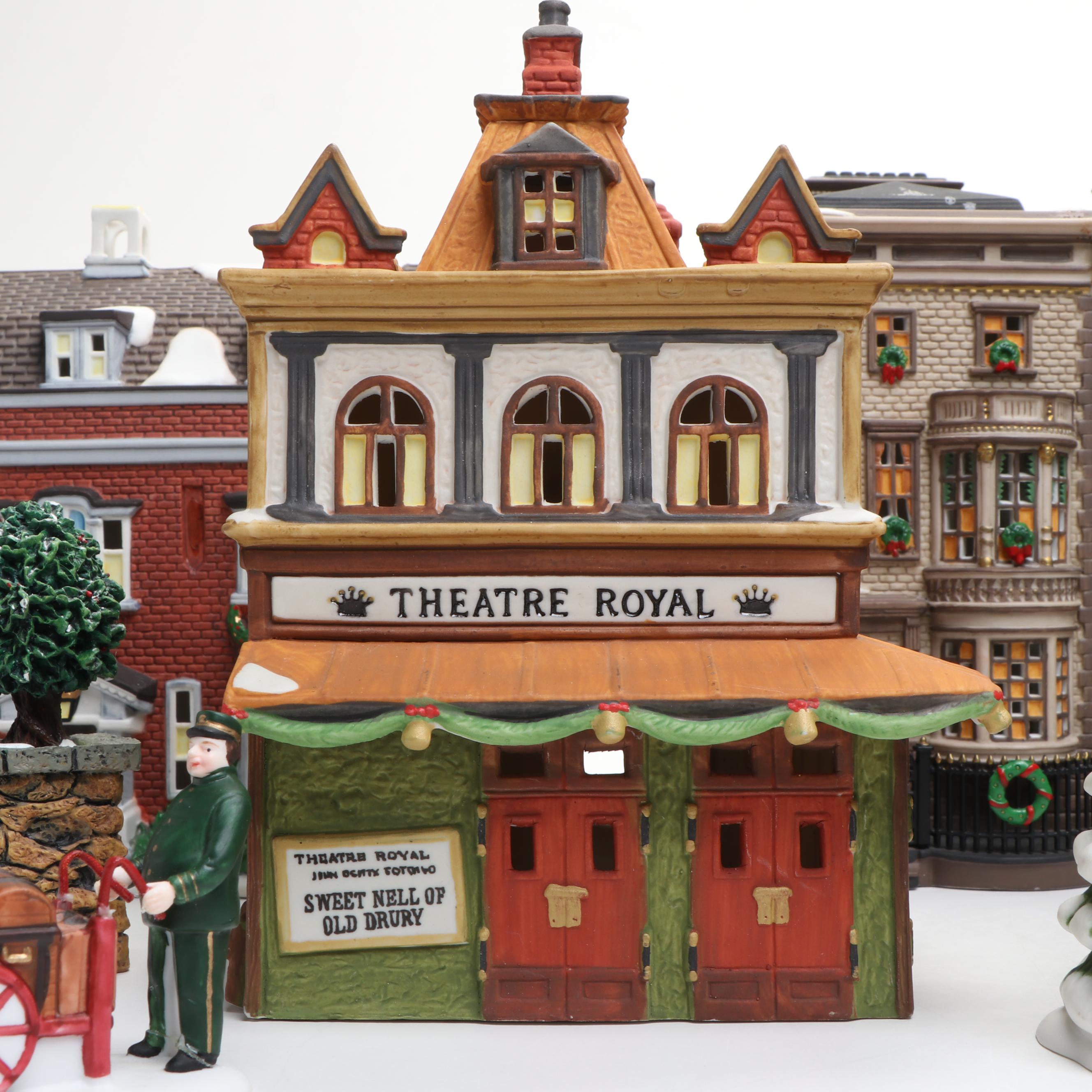 Department 56 "Theatre Royal" and More Dickens' Village Series Buildings