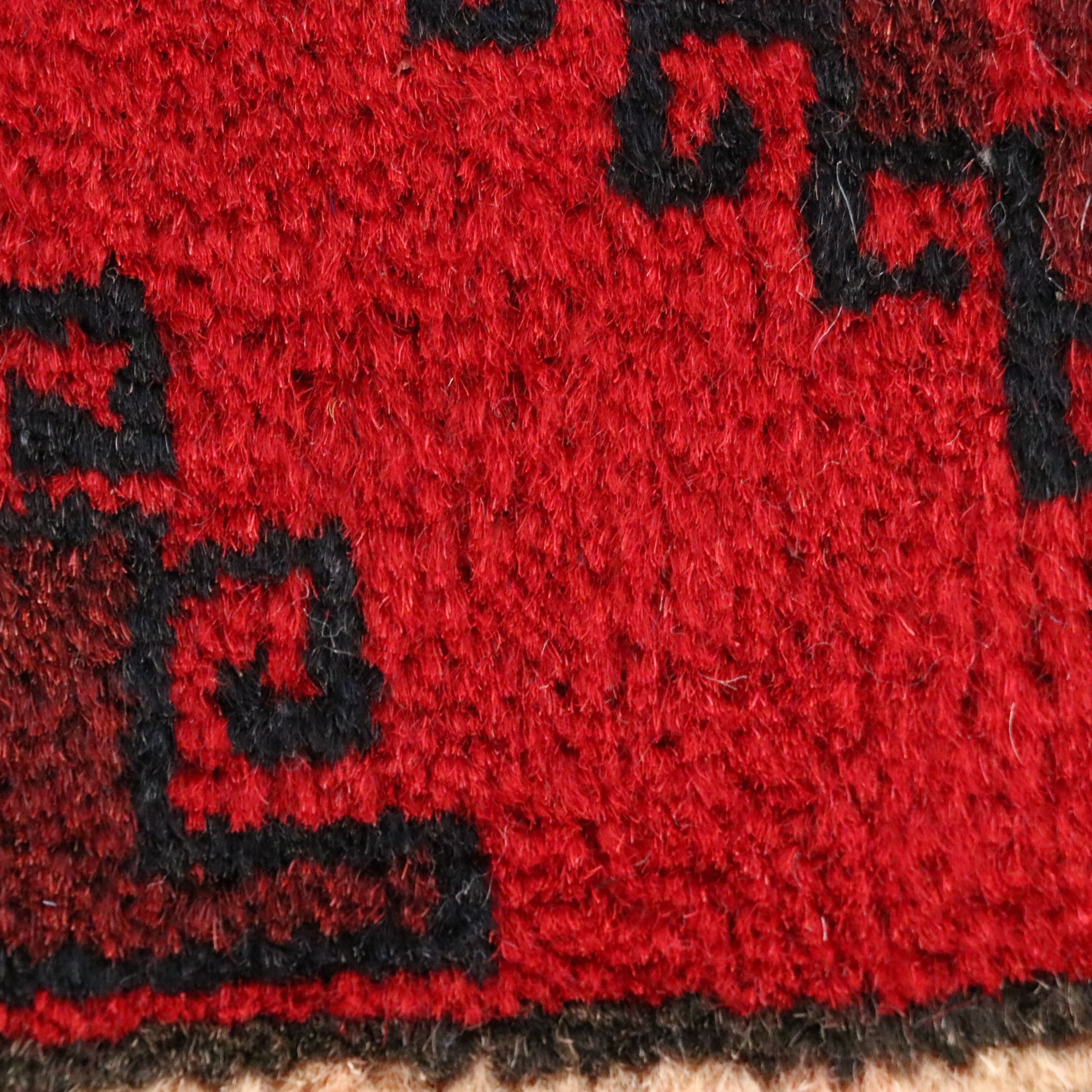 Hand-Knotted Afghan Baluch Balisht Bag Pillow Cover