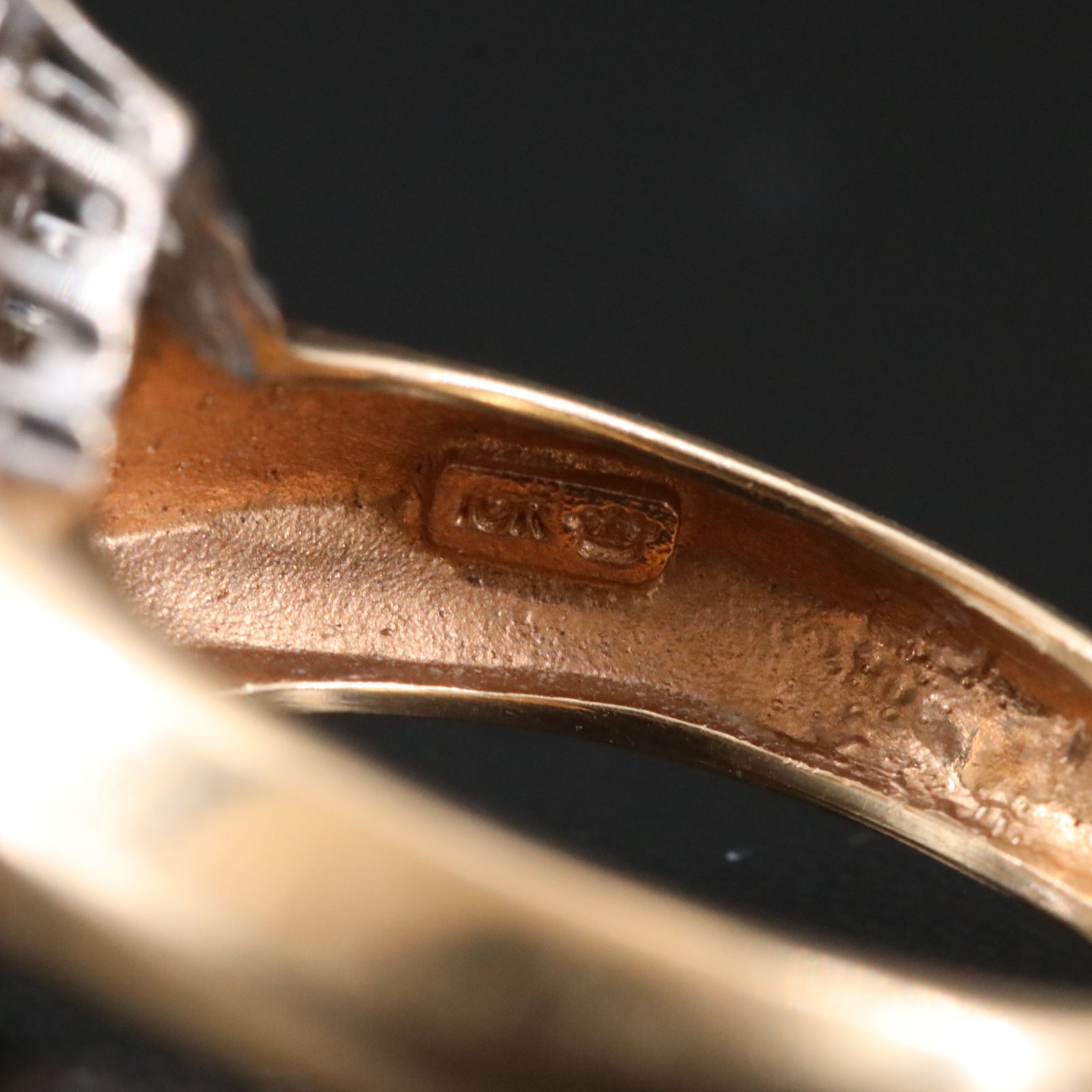 10K 0.46 CTW Diamond Cluster Ring