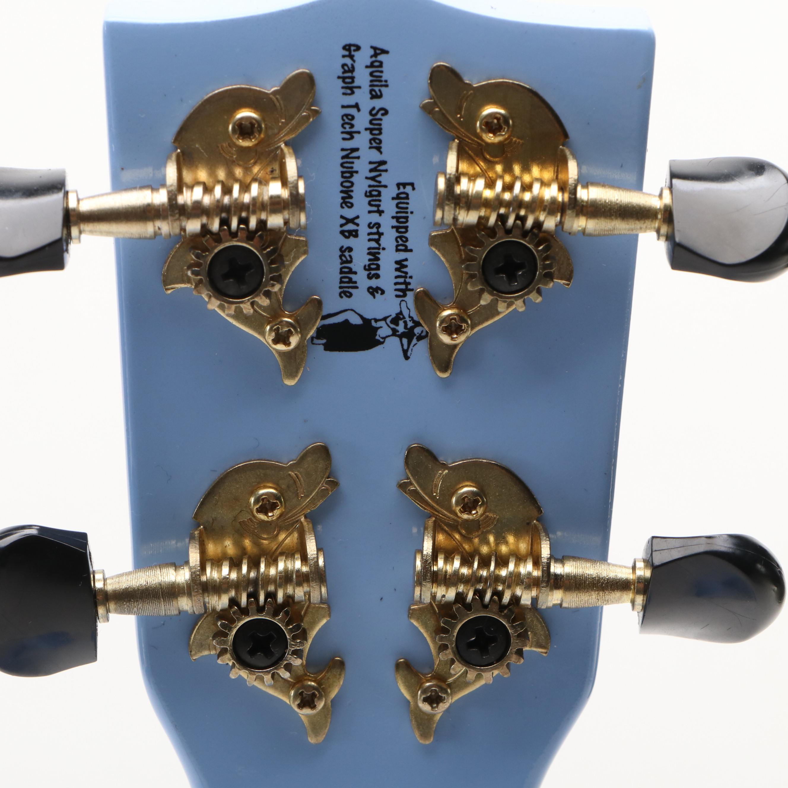 Mahalo Model MRILBU Light Blue Ukulele with Nylon Bag