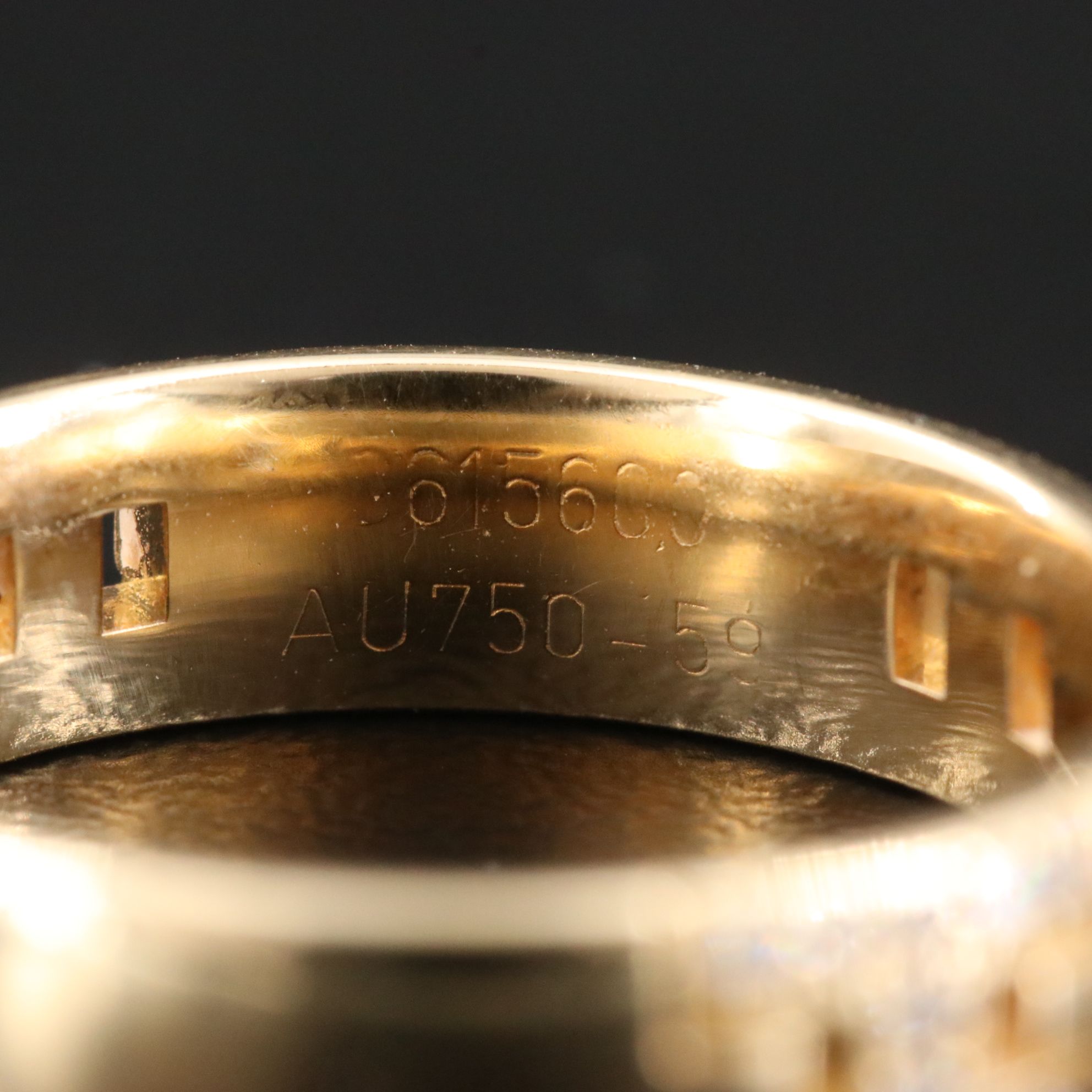 Hermès  Ever Herackles 18K and 0.30 CTW Diamond Four Station Ring