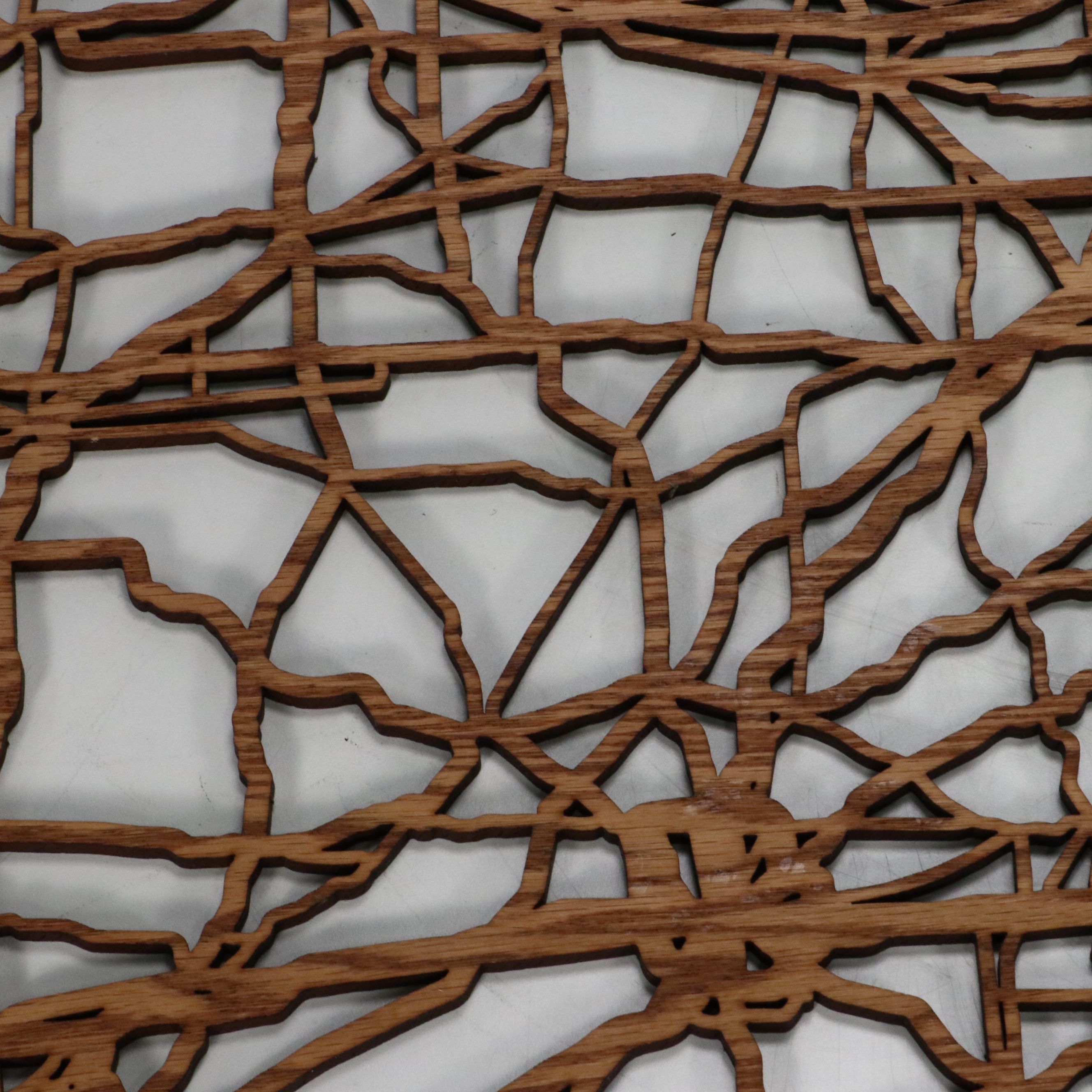 Wooden Cutout Ohio Wall Décor with Throw Pillows and Striped Hamper