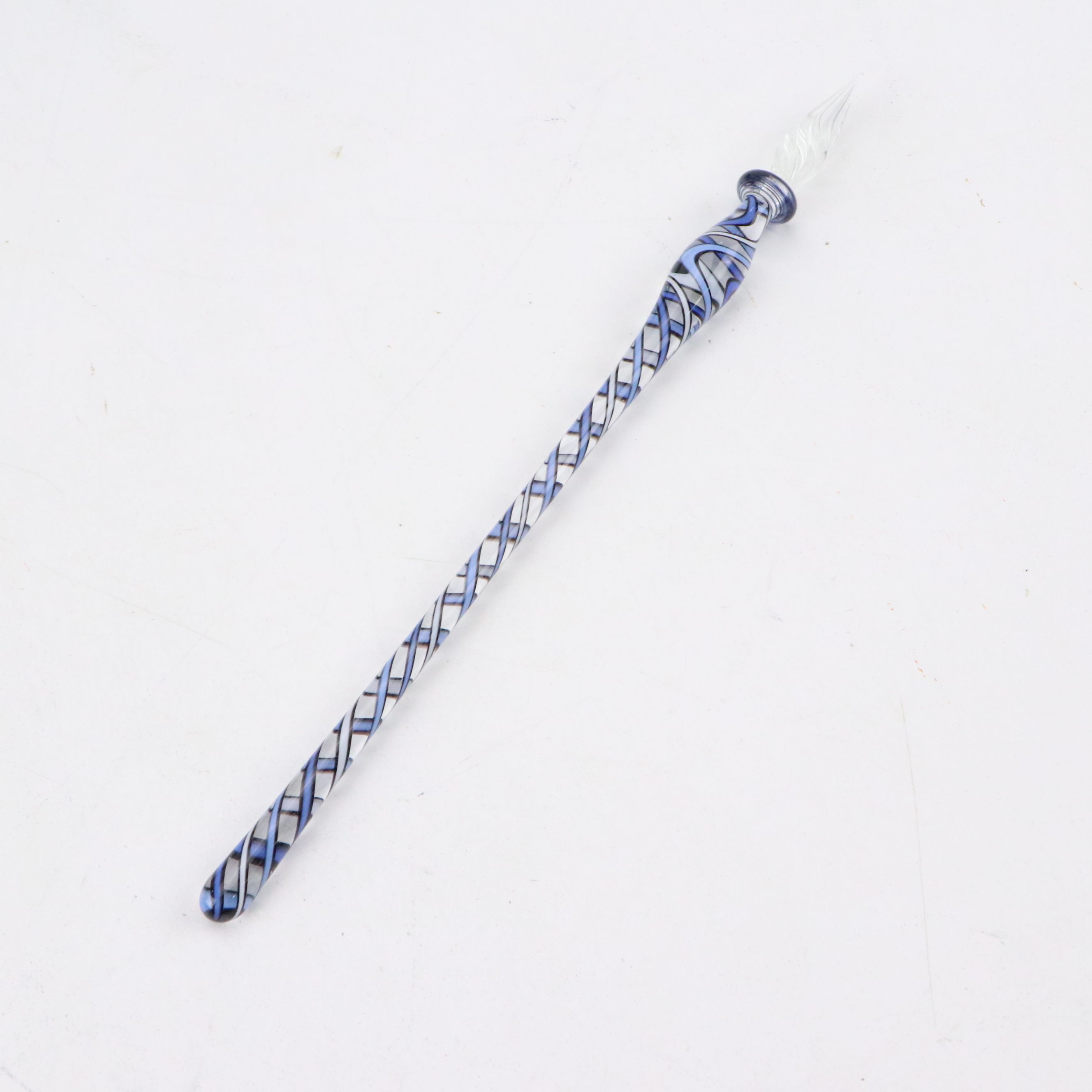 Rohrer & Klingner Glass Pen with Calligraphy Set in Leather Case