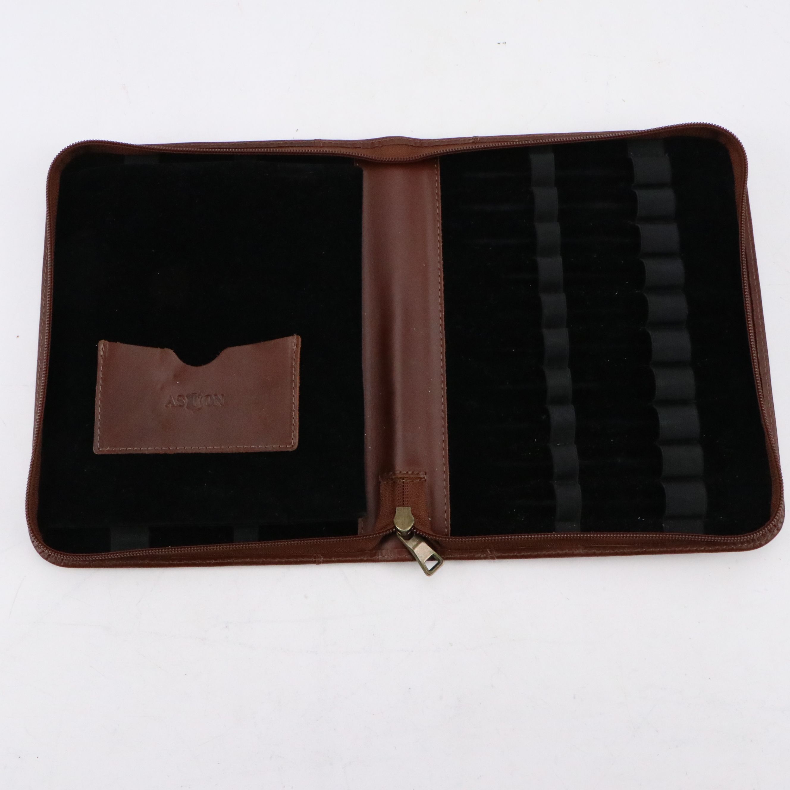 Rohrer & Klingner Glass Pen with Calligraphy Set in Leather Case