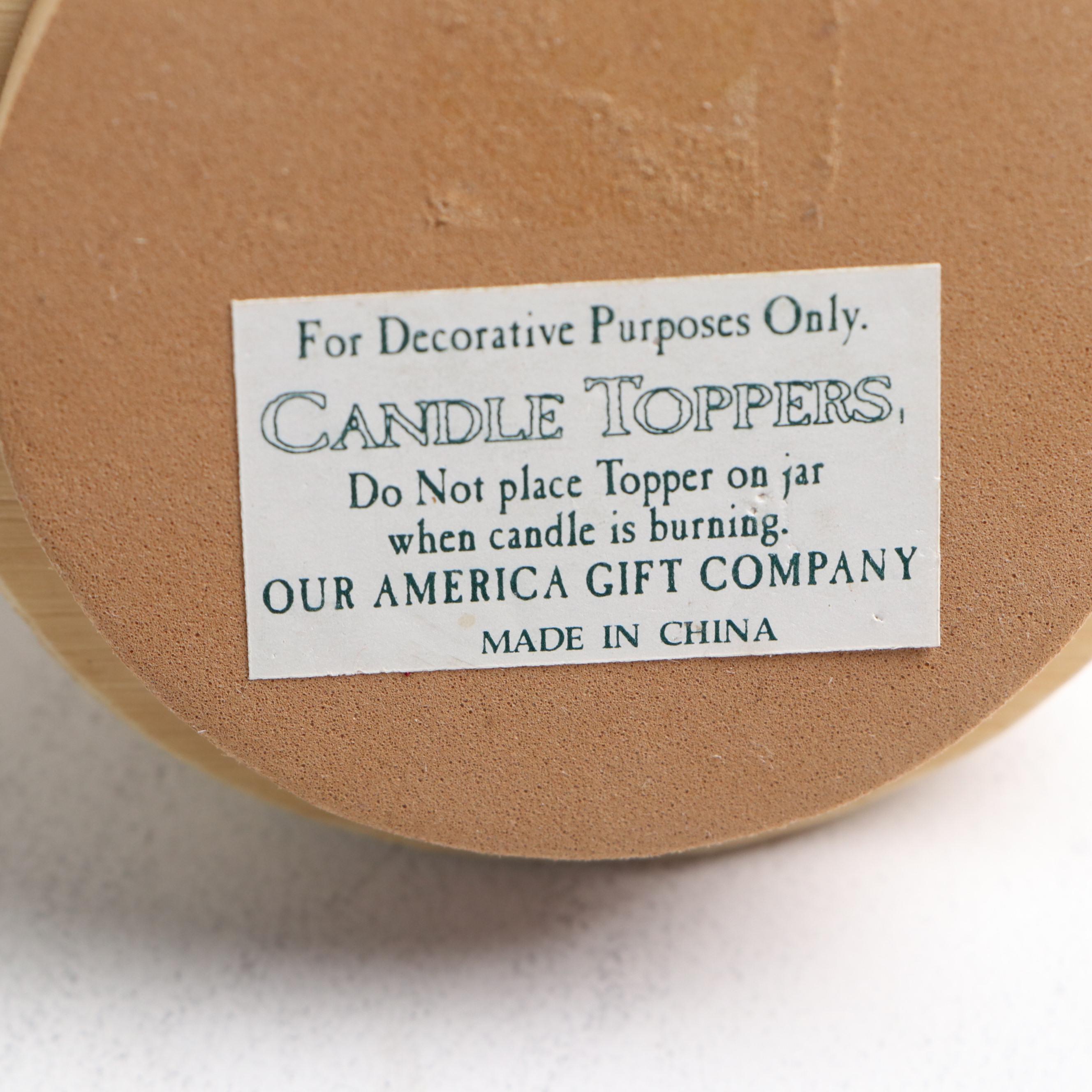 Priscilla Hillman, Klaus Wickl Bear & Rabbit Figures, Copper Craft Illuma-Lid